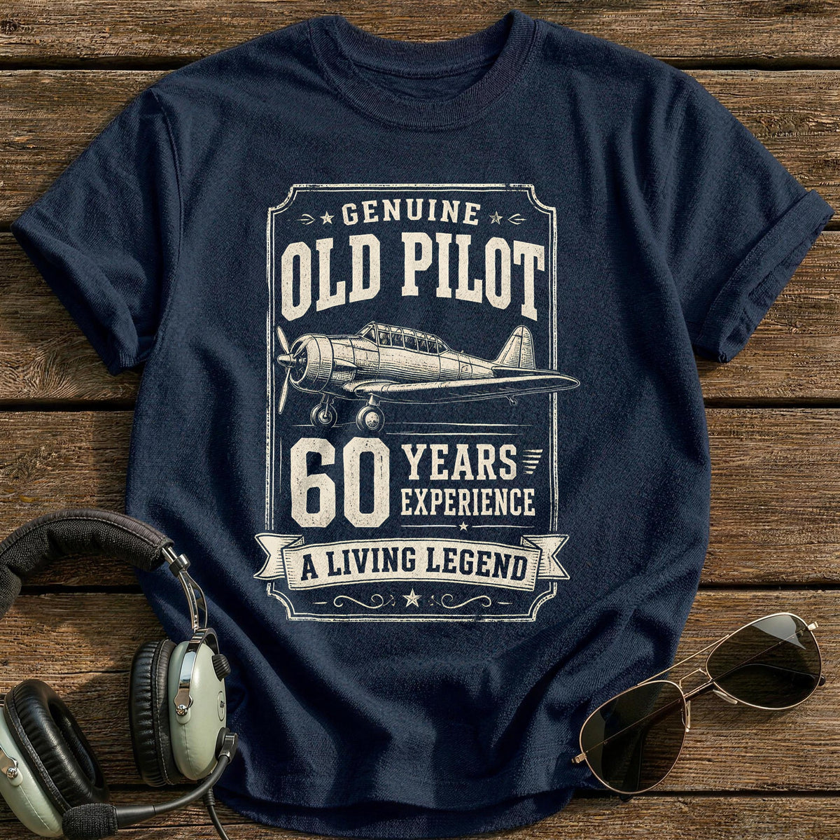60 Living Legend T-Shirt - Navy