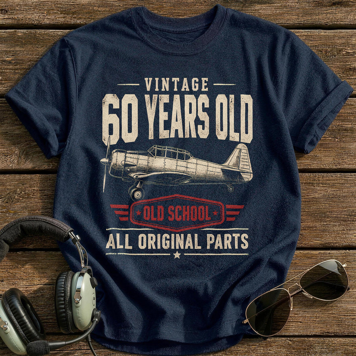 60 Original Parts T-Shirt - Navy