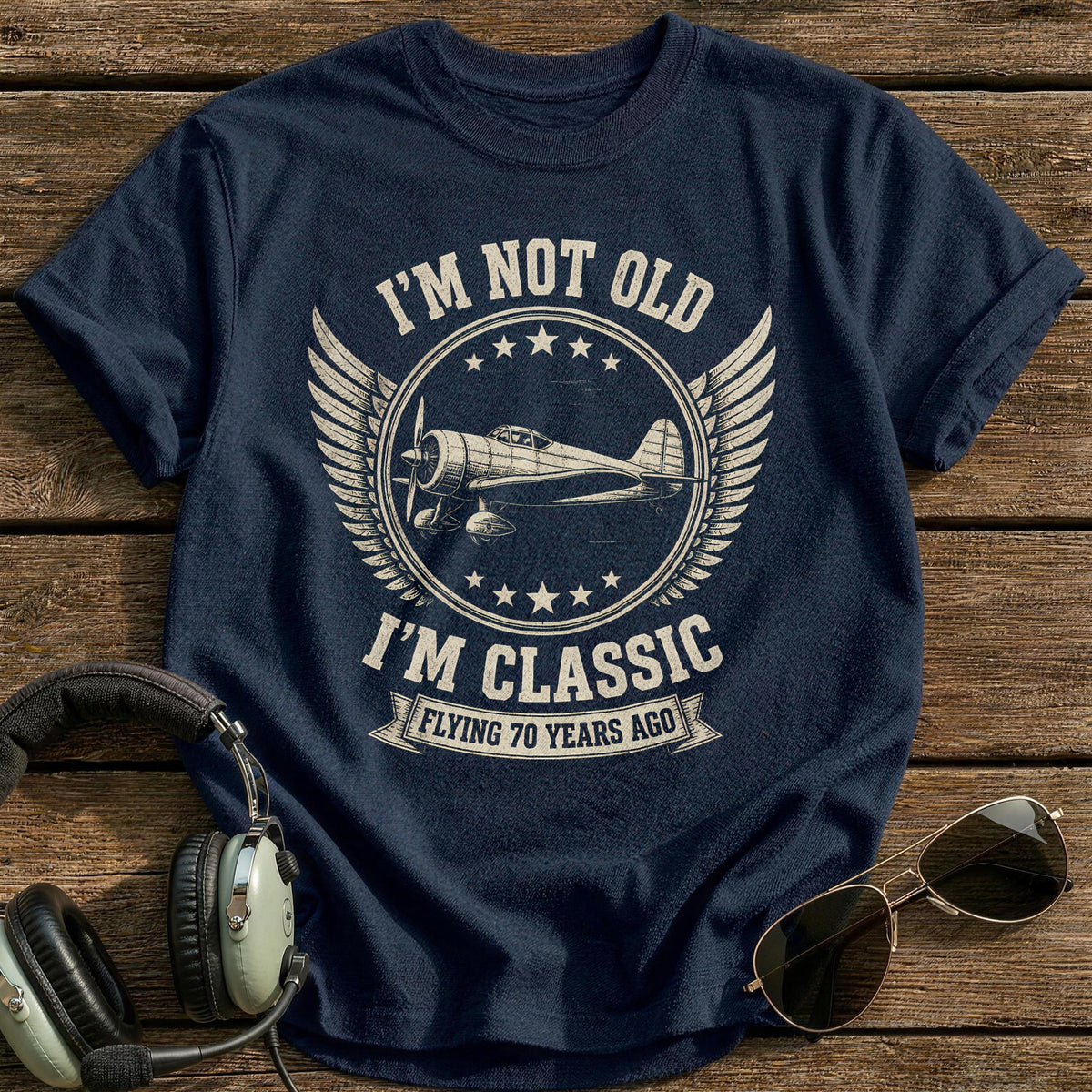 70 Im Classic T-Shirt - Navy