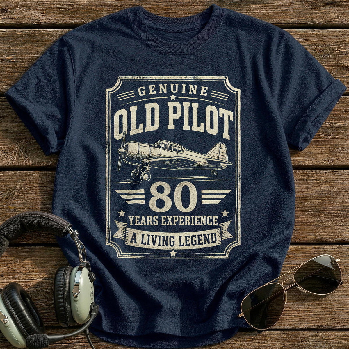 80 Living Legend T-Shirt - Navy
