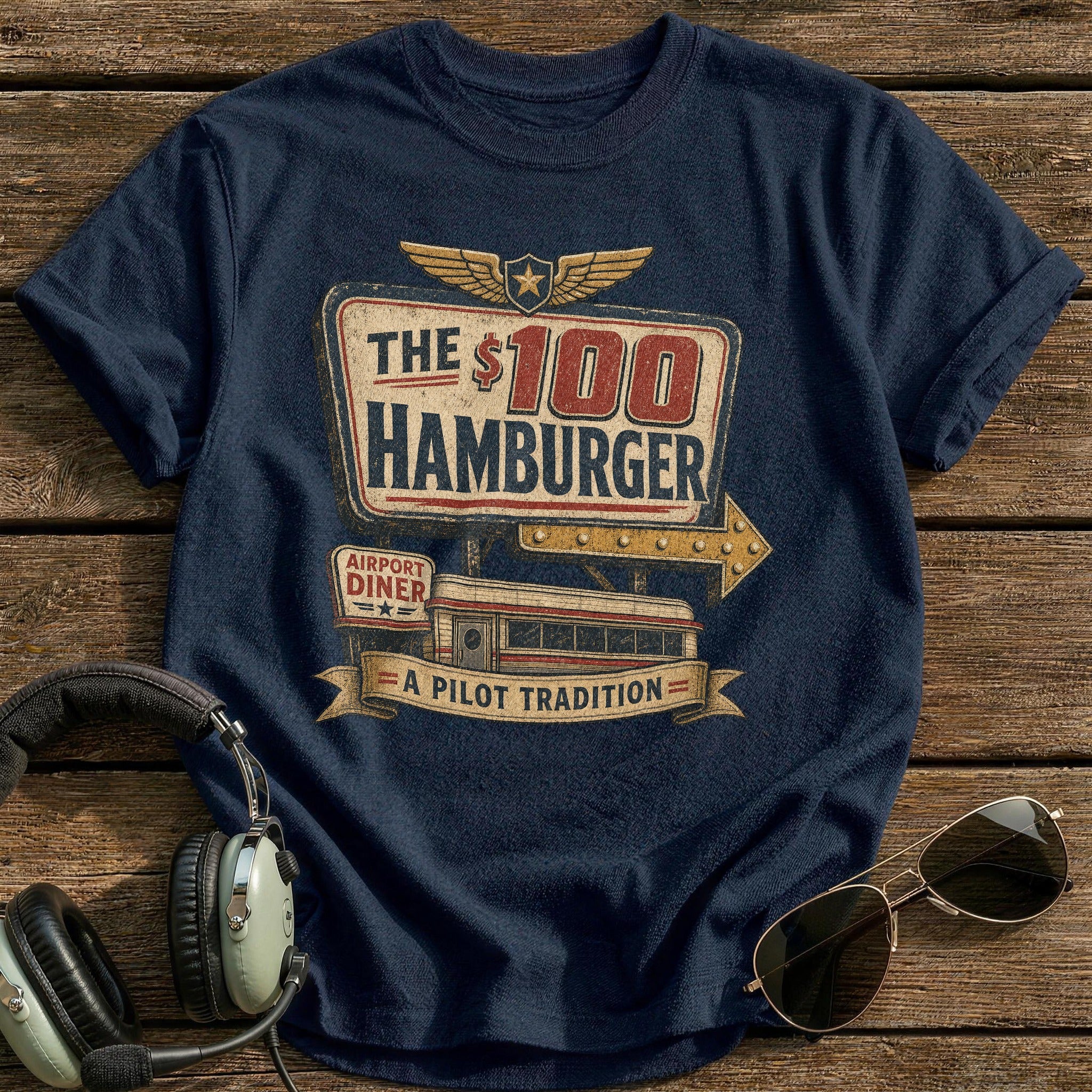 A Pilot Tradition T-Shirt - Navy