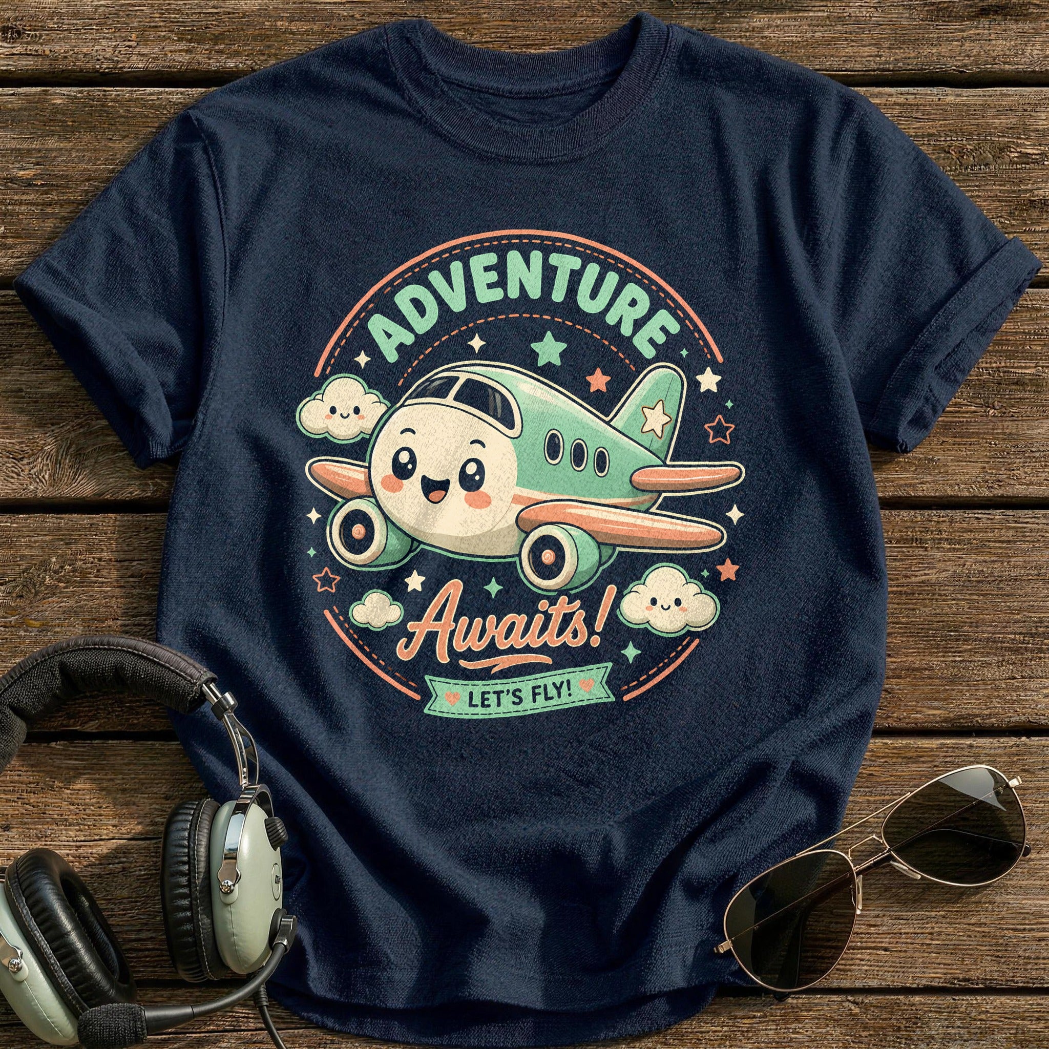 Adventure Awaits - Navy