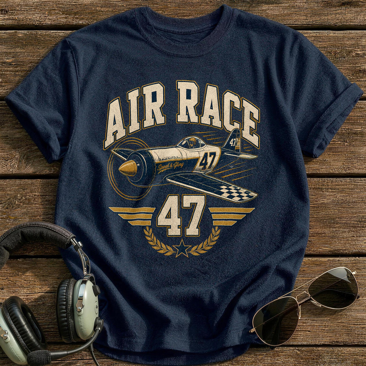 Air Race Sports 79 T-Shirt - Navy