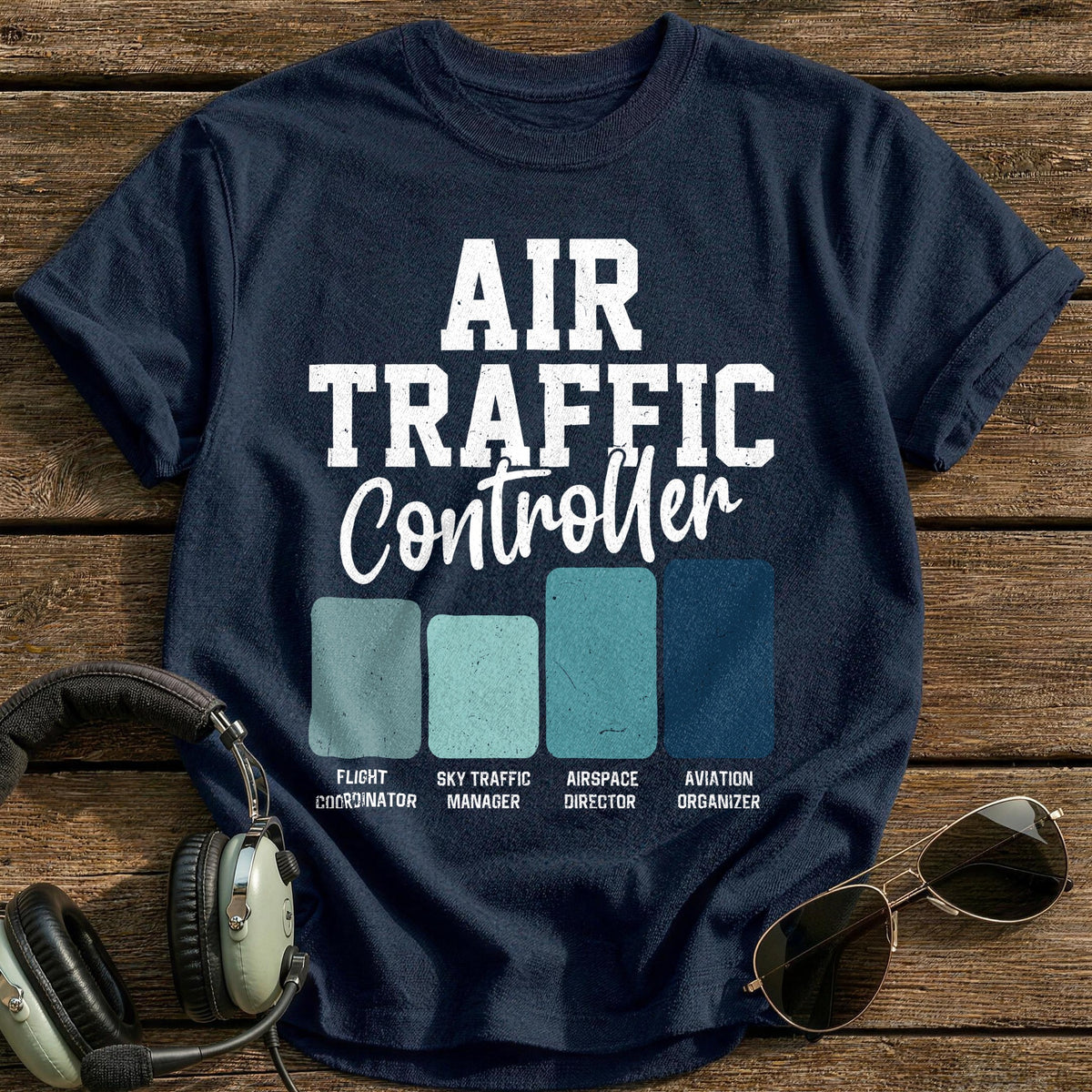 Air Traffic Controller T-Shirt - Navy