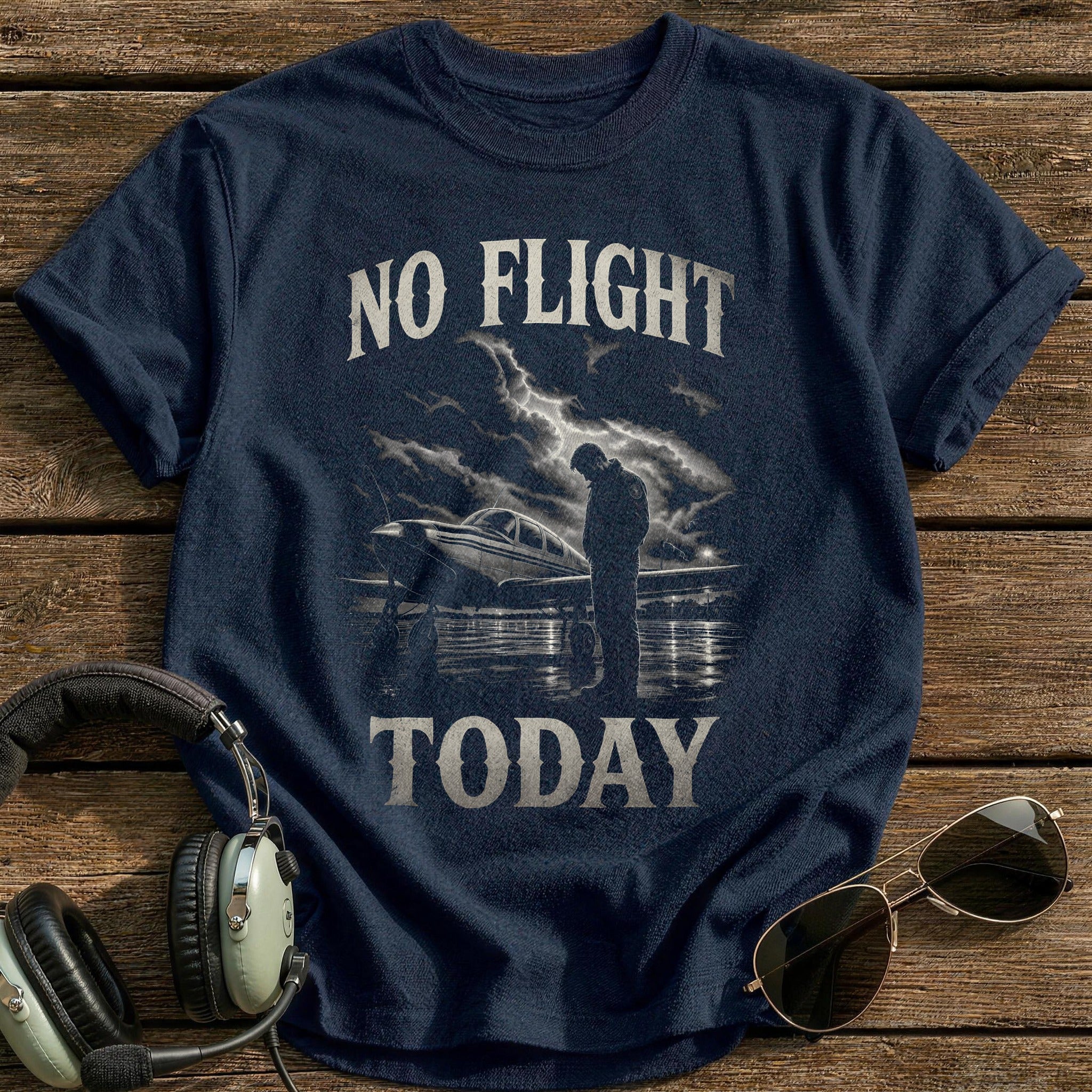 Airbrush No Flight Today 96 - Navy