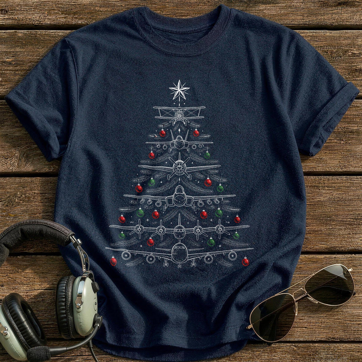 Aircraft Types Tree 38 Kids T-Shirt - Navy