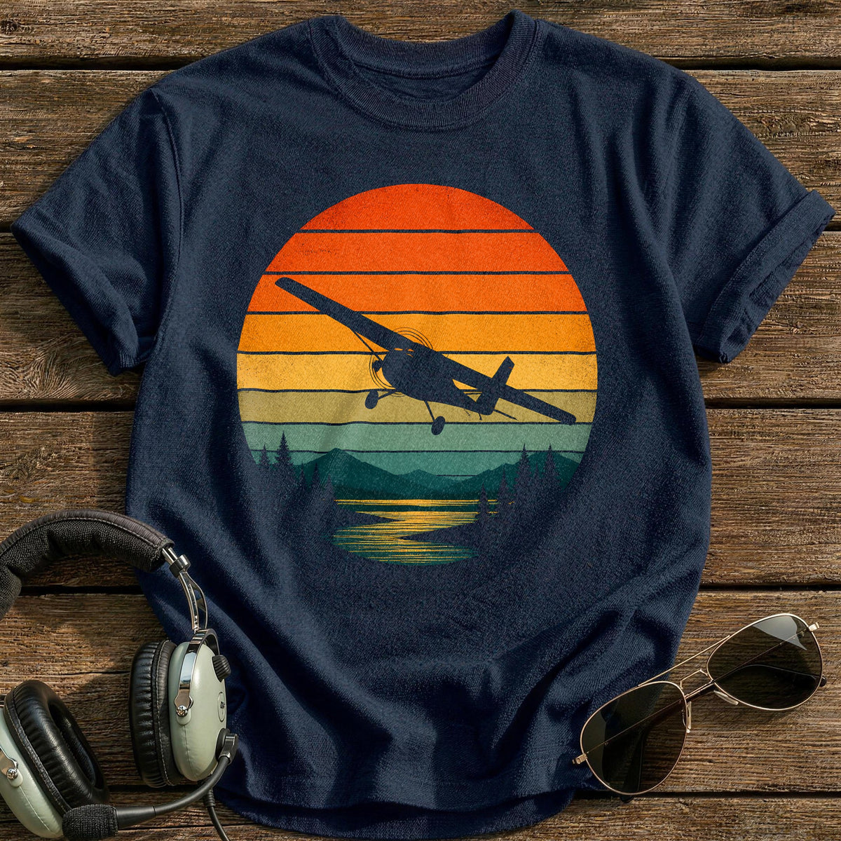 Alpine Descent T-Shirt - Navy