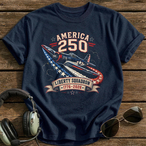 America 250 Liberty Squadron T-Shirt - Navy