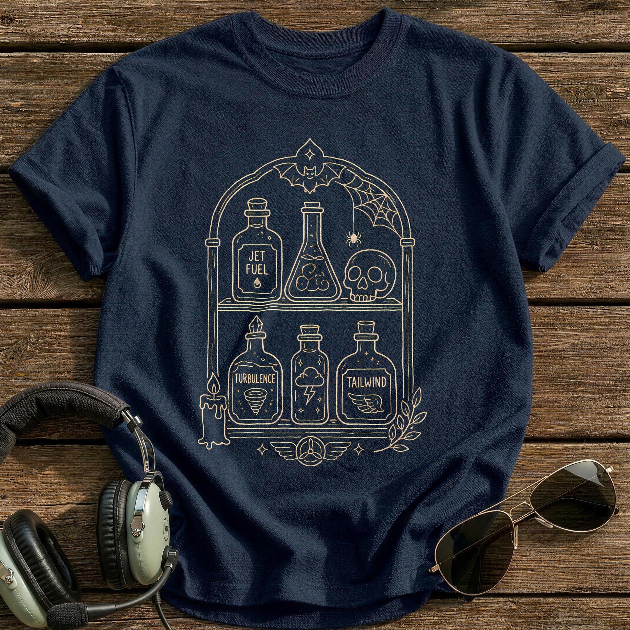 Apothecary Bottles 11 - Navy