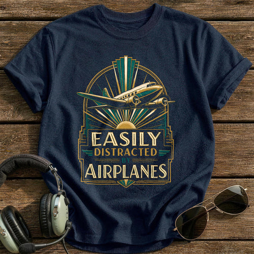 Art Deco Airliner 91 - Navy