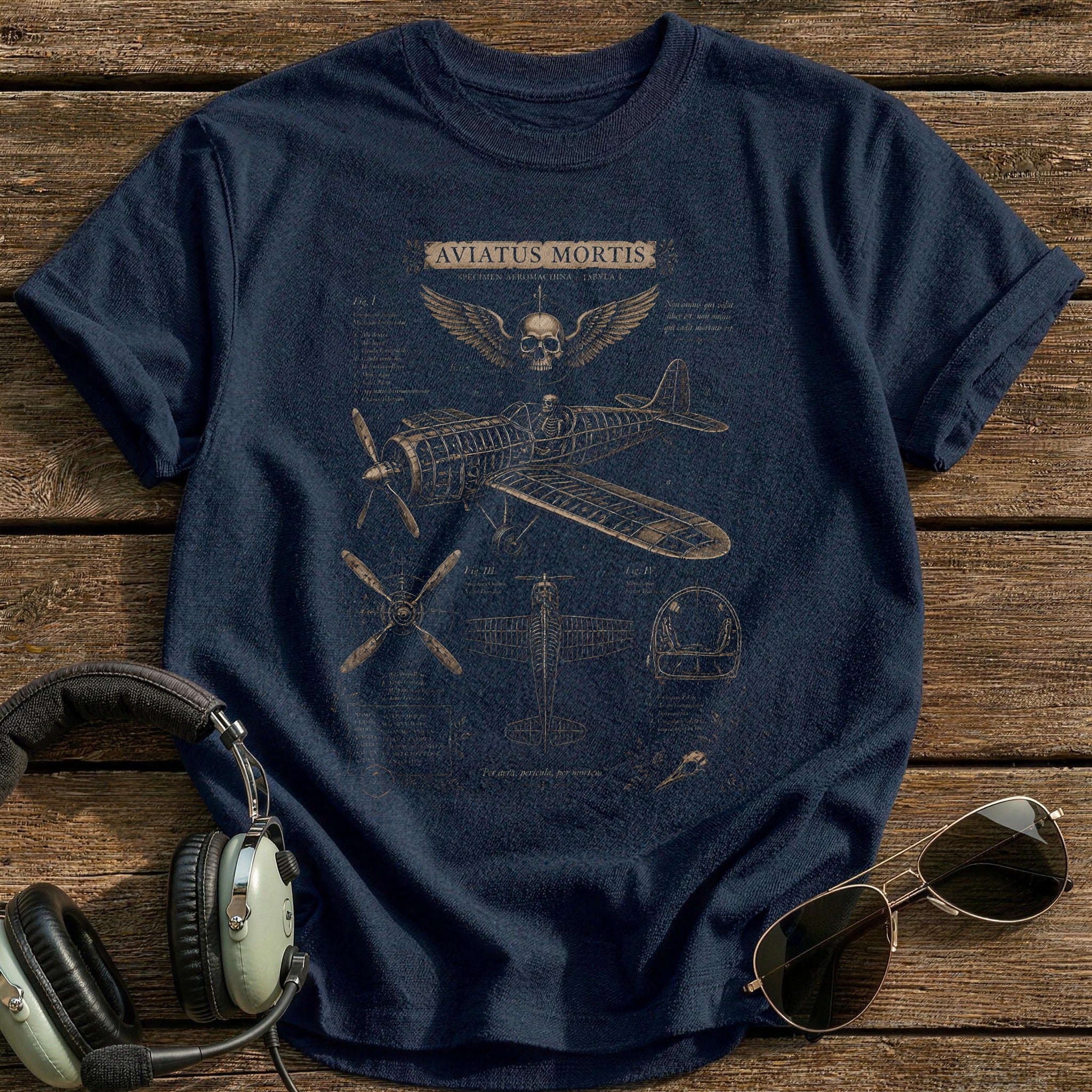 Aviatus Mortis 06 T-Shirt - Navy