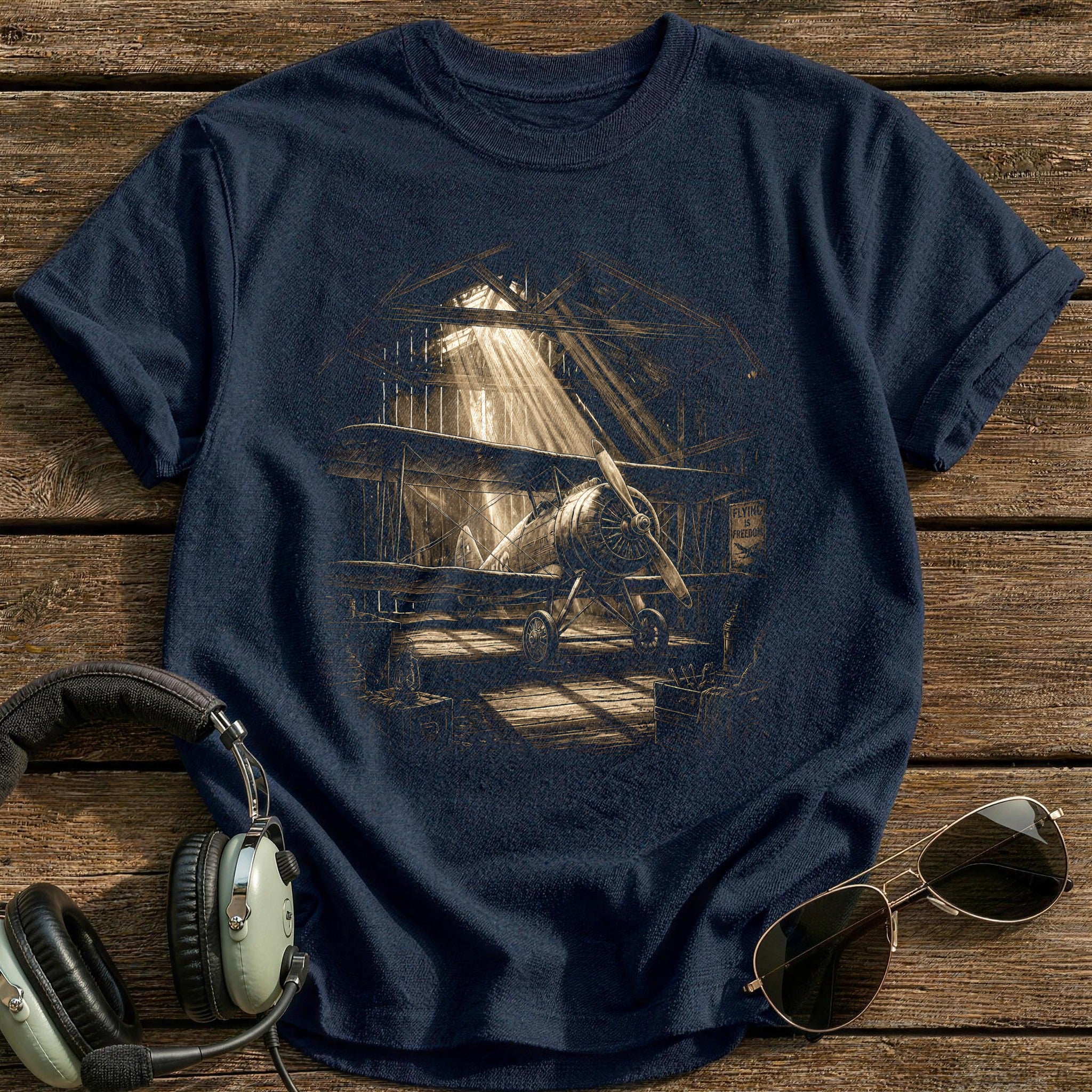 Biplane Hangar 20 - Navy