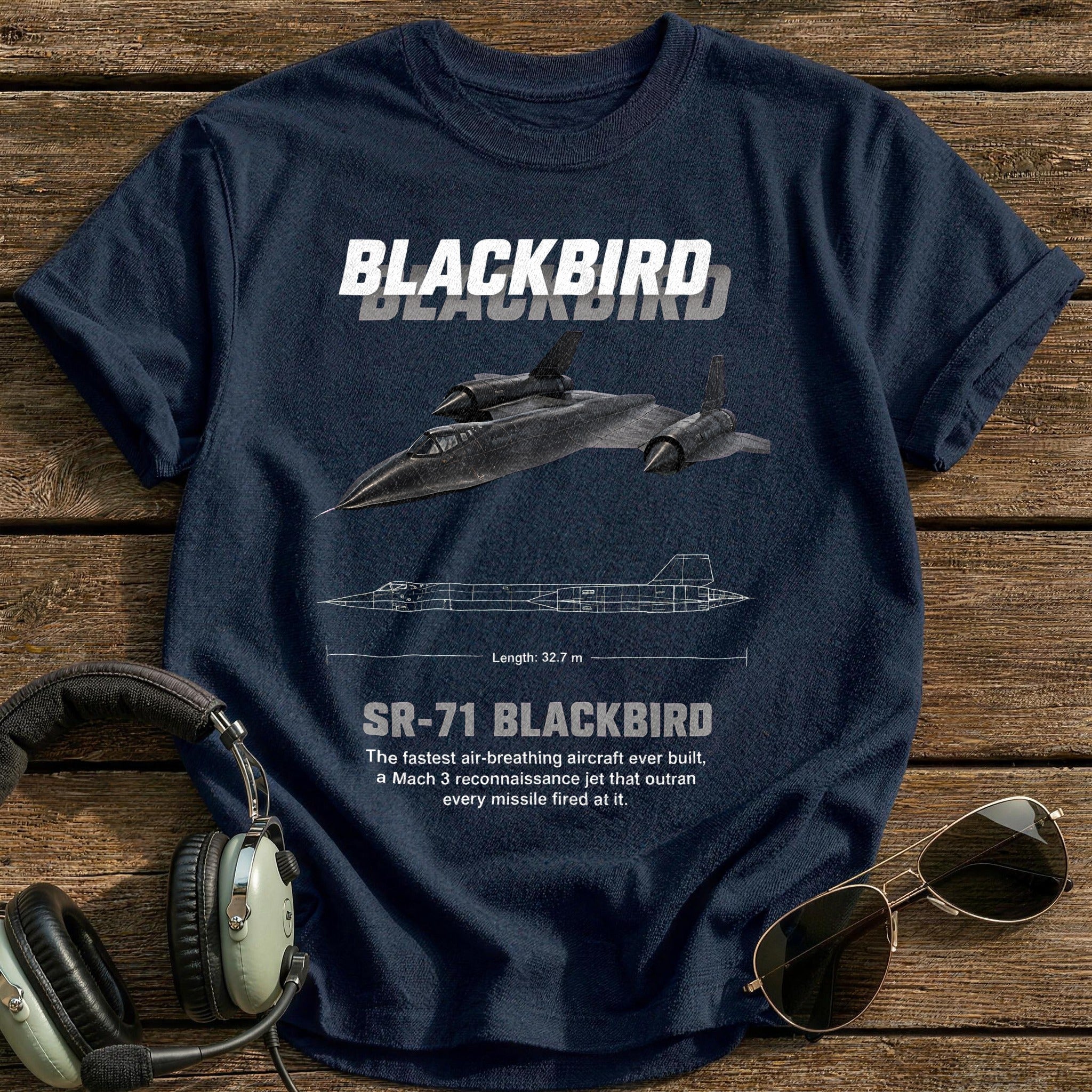 Blackbird 97 T-Shirt - Navy