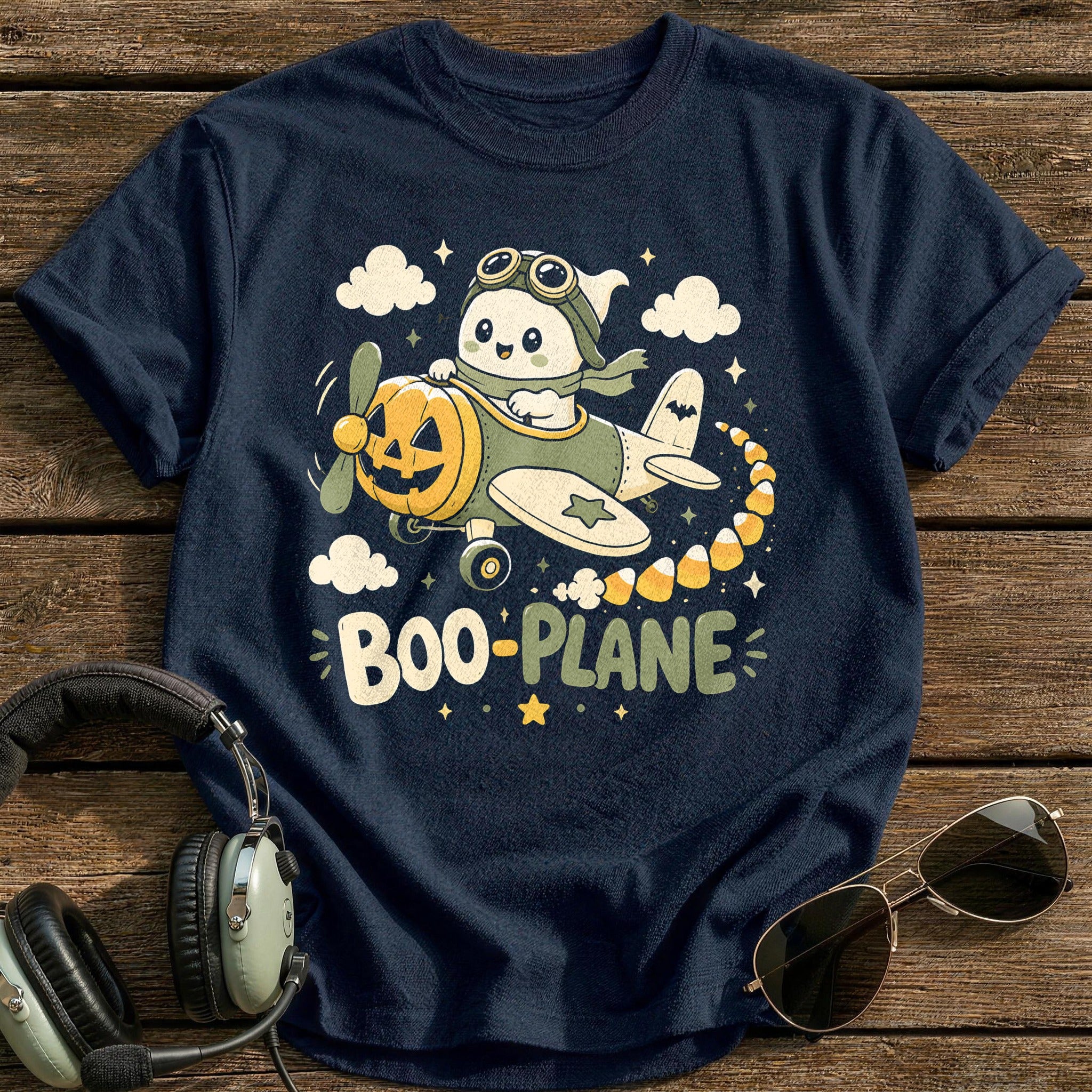Boo Plane 09 T-Shirt - Navy