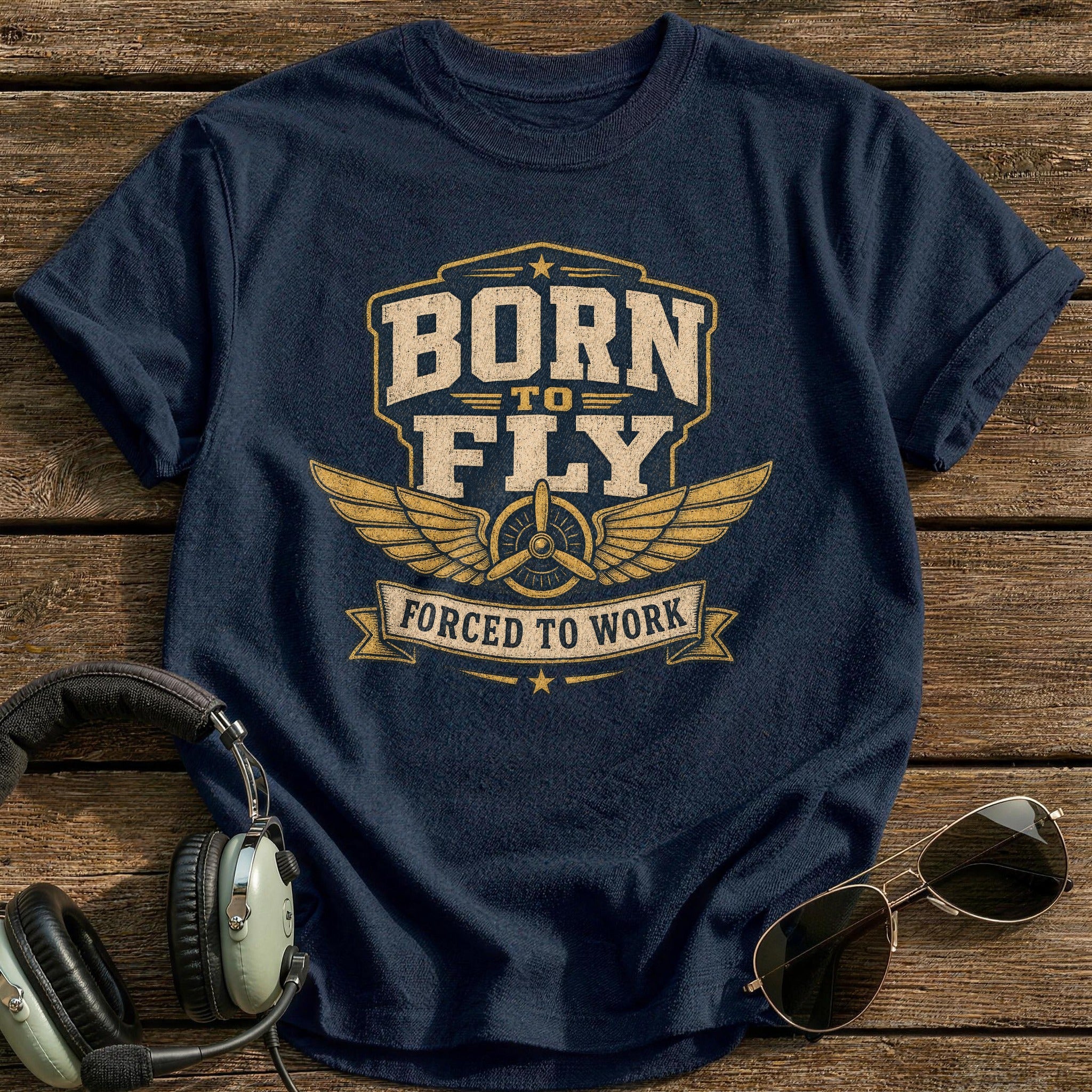 Born to Fly T-Shirt - Navy