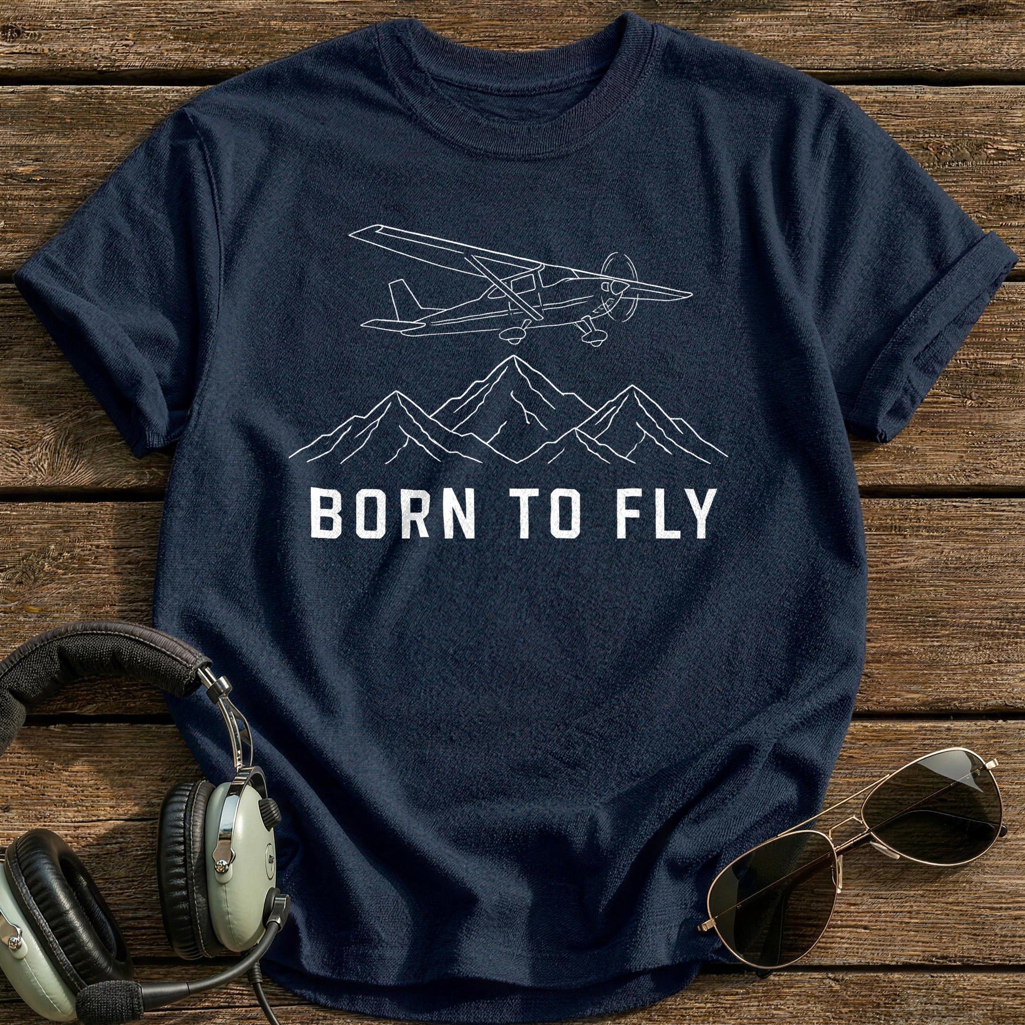 Born To Fly 99 T-Shirt - Navy