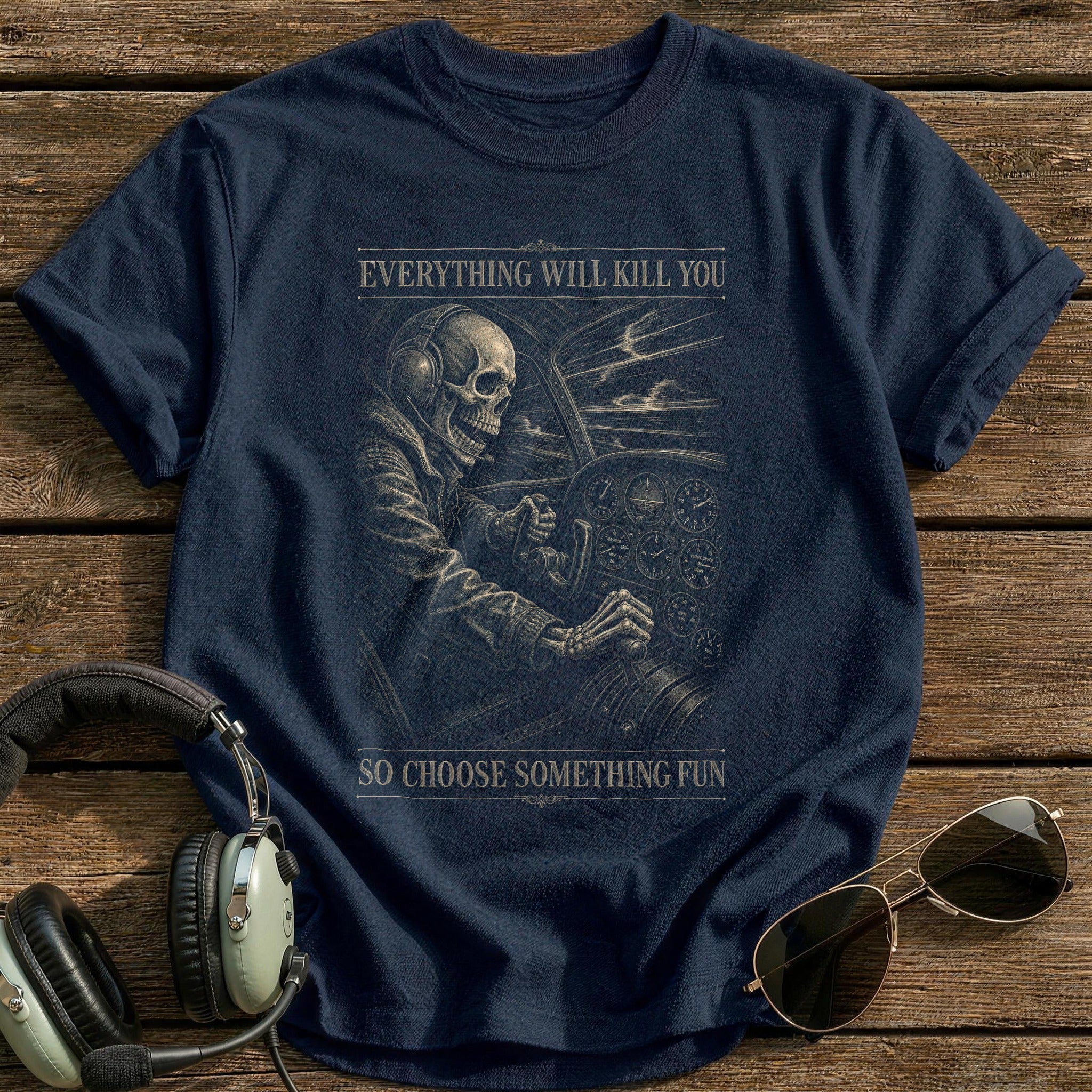 Choose Something Fun T-Shirt - Navy