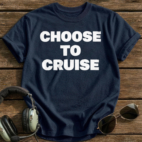 Choose To Cruise T-Shirt - Navy