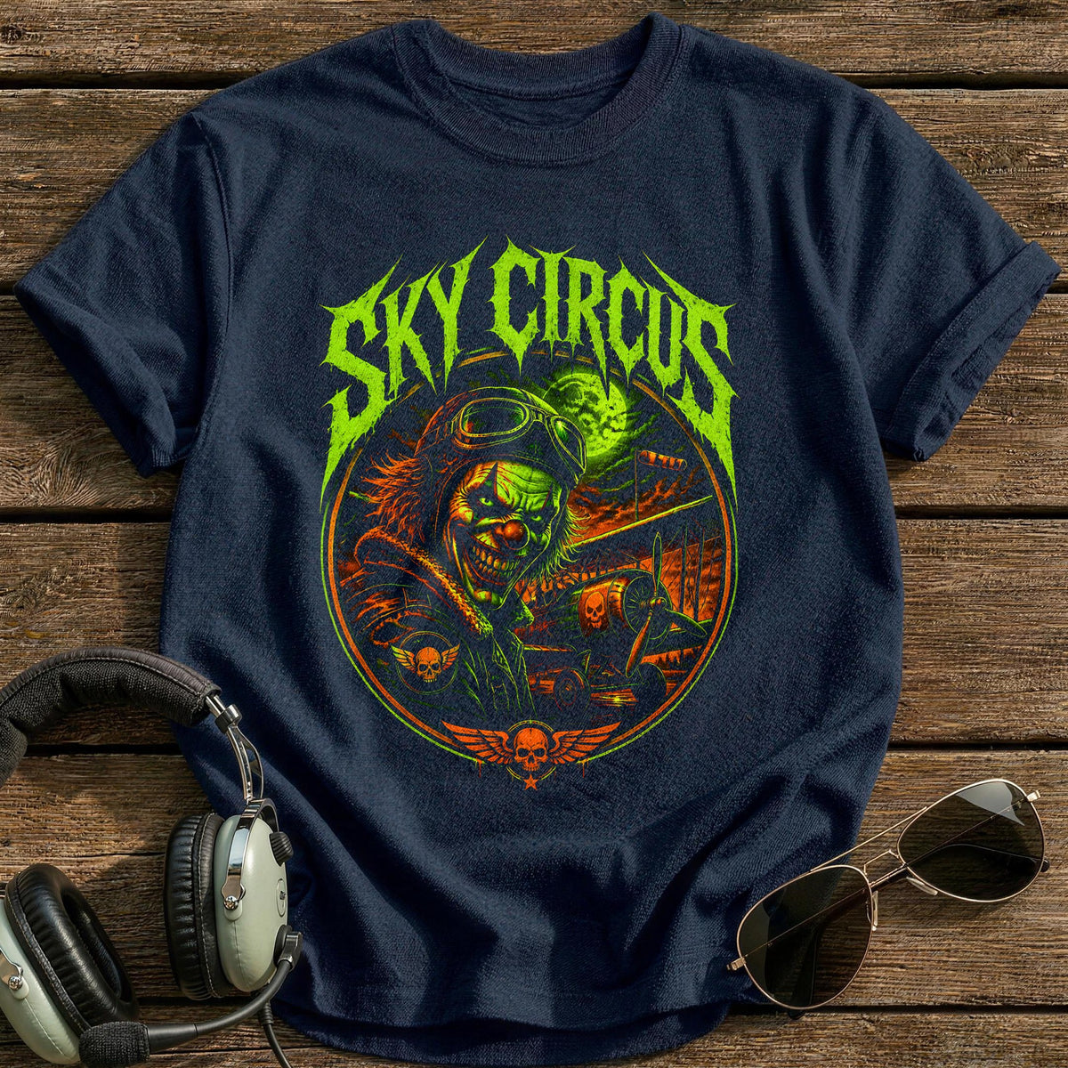 Clown Metal 53 T-Shirt - Navy