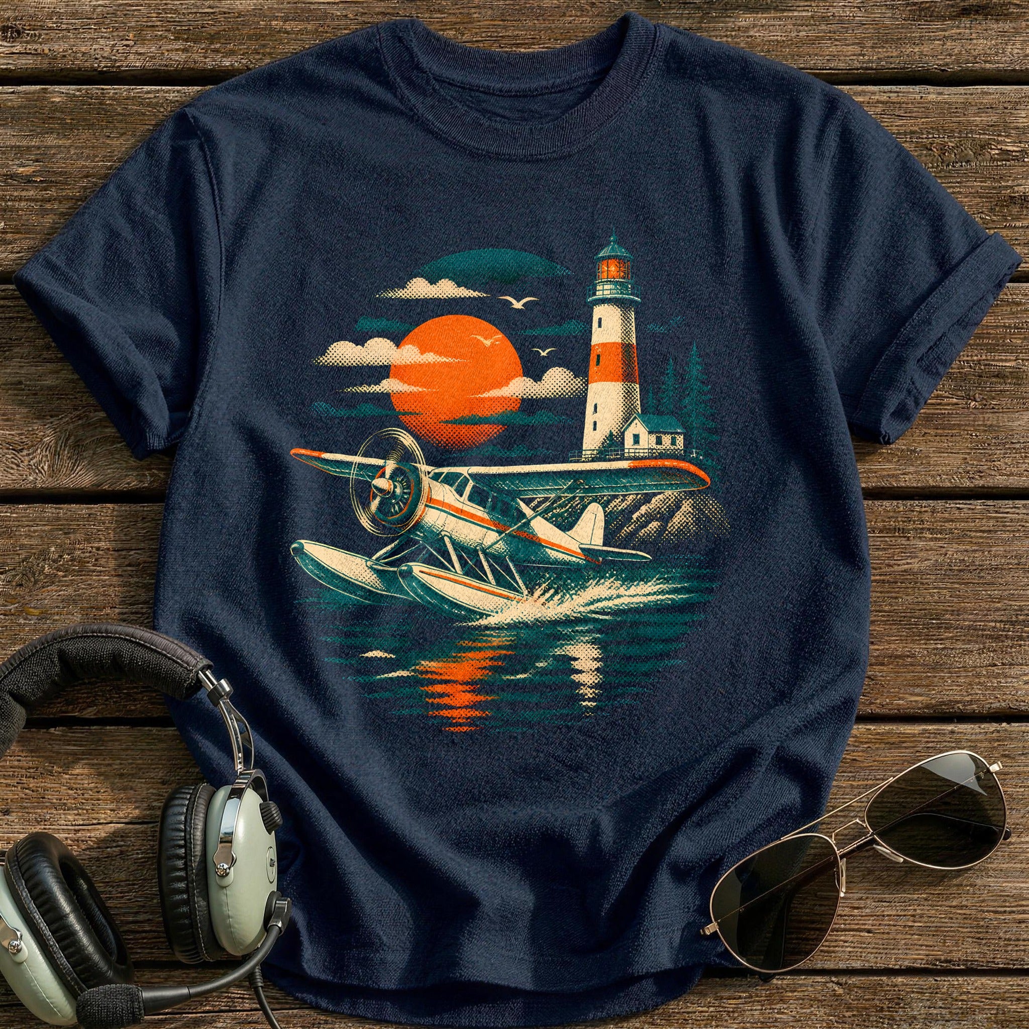 Coastal Amphibian T-Shirt - Navy