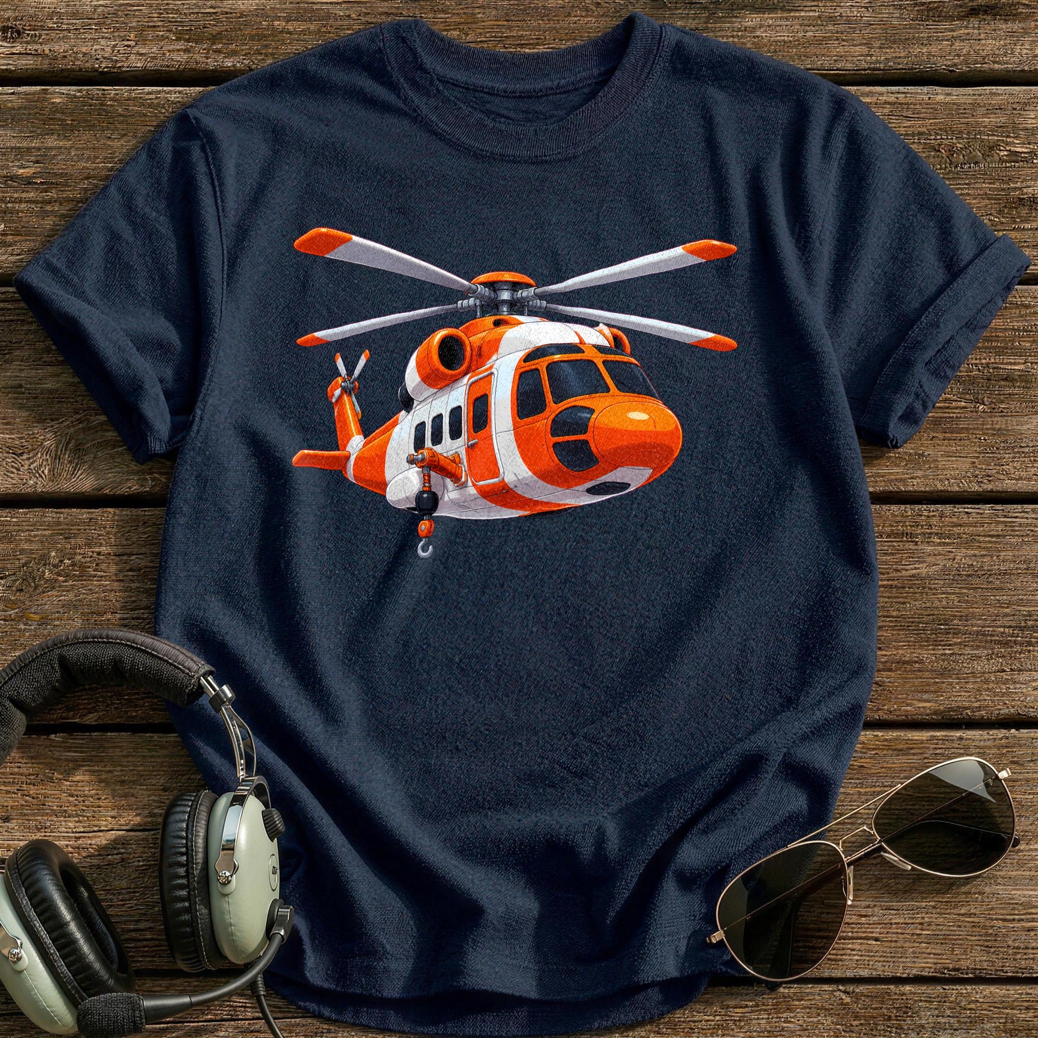 Coastguardheli 45 T-Shirt - Navy