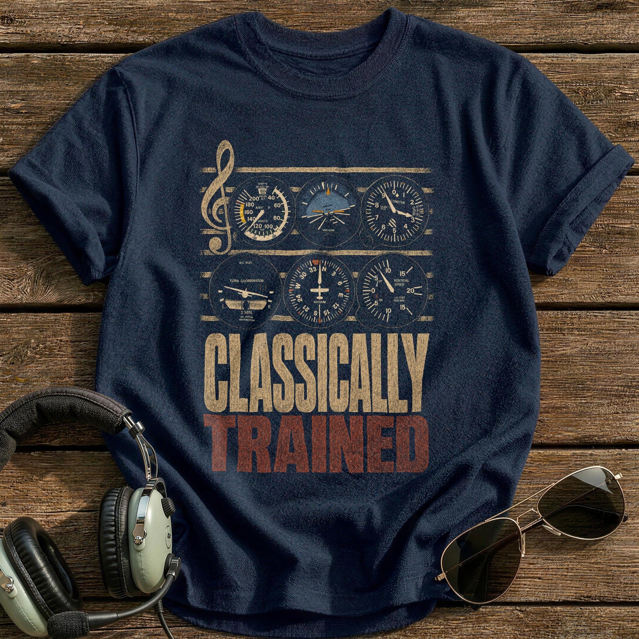 Cockpit Calibrated T-Shirt - Navy