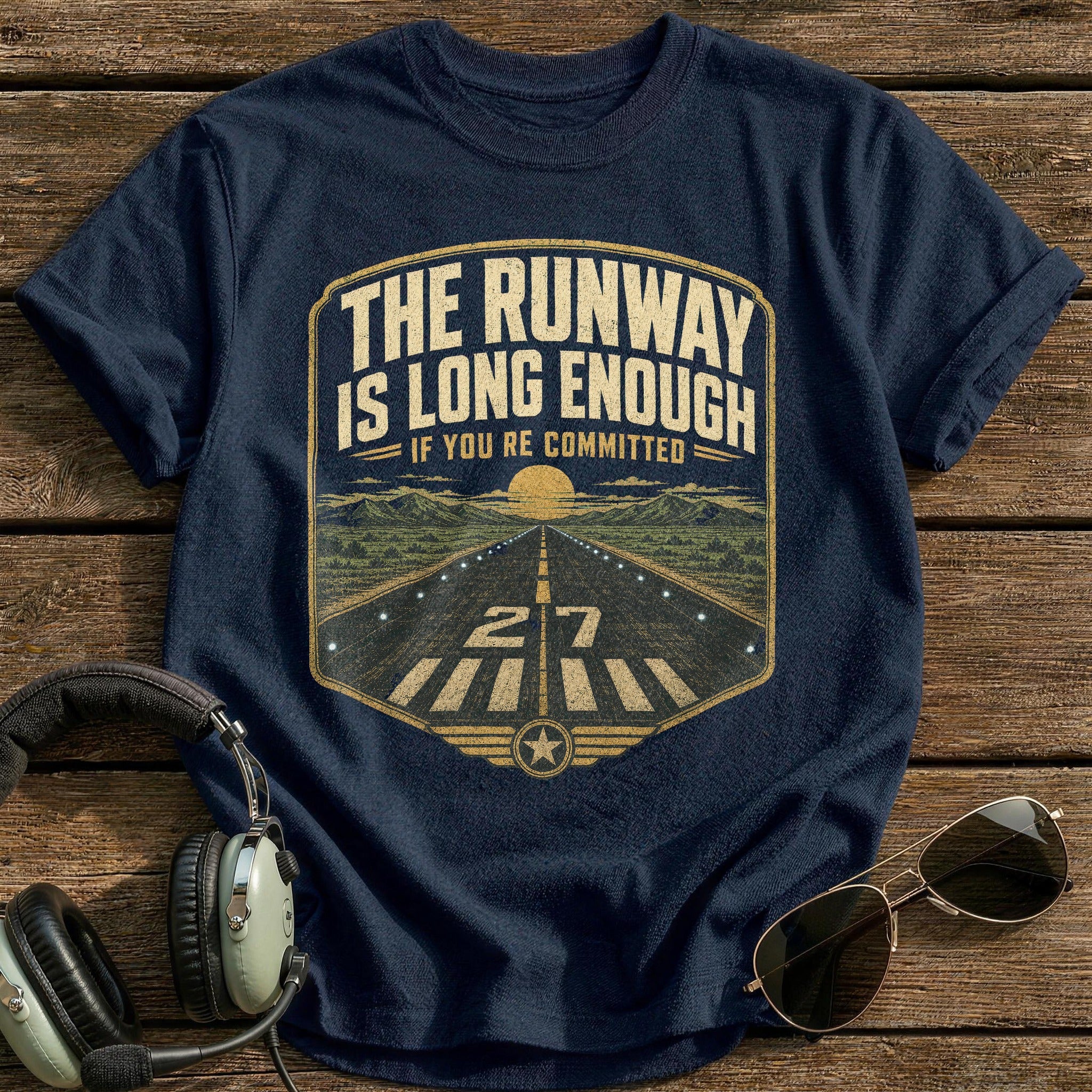 Committed To The Ramp T-Shirt - Navy