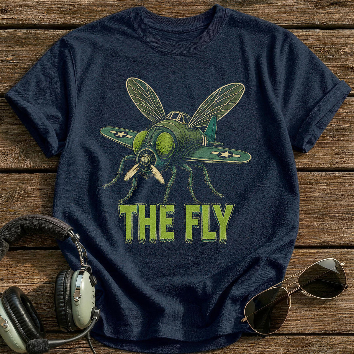 Compound Eyes Climb T-Shirt - Navy