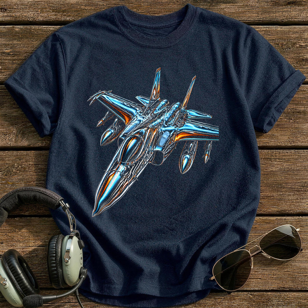 Crystal Climb Formation T-Shirt - Navy
