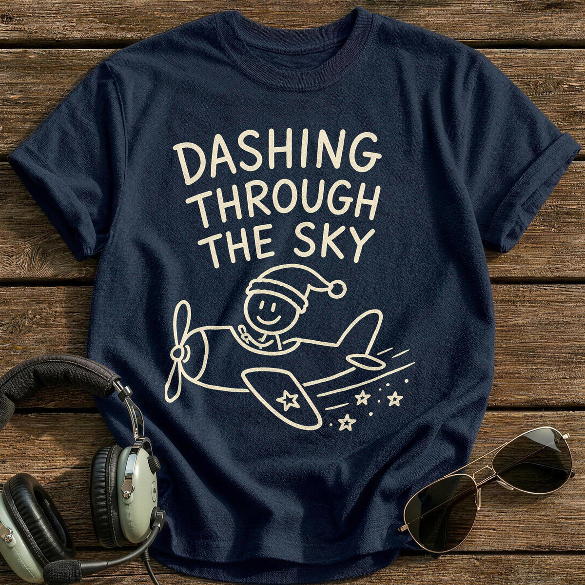 Dashing Sky 58 T-Shirt - Navy