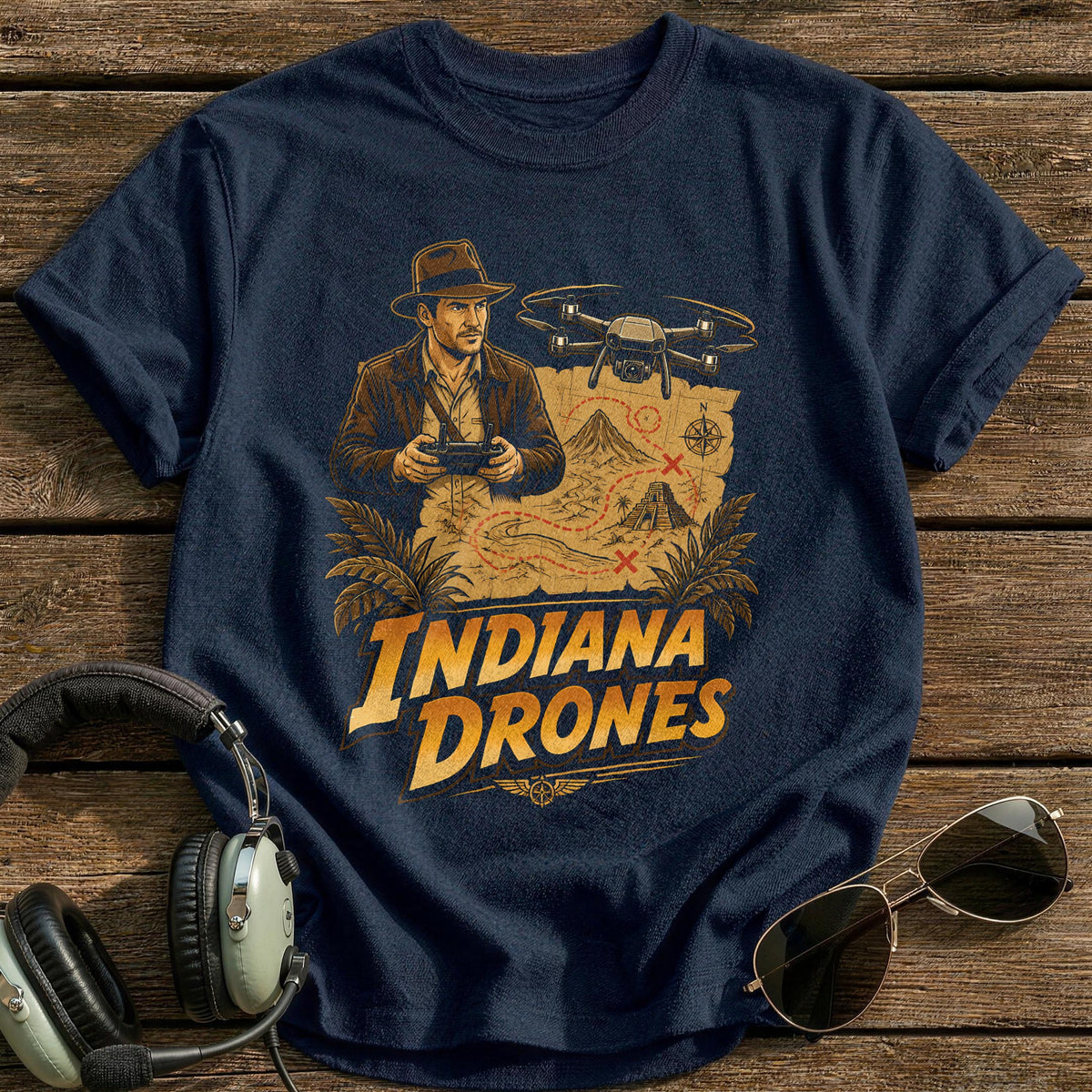 Desert Navigator T-Shirt - Navy