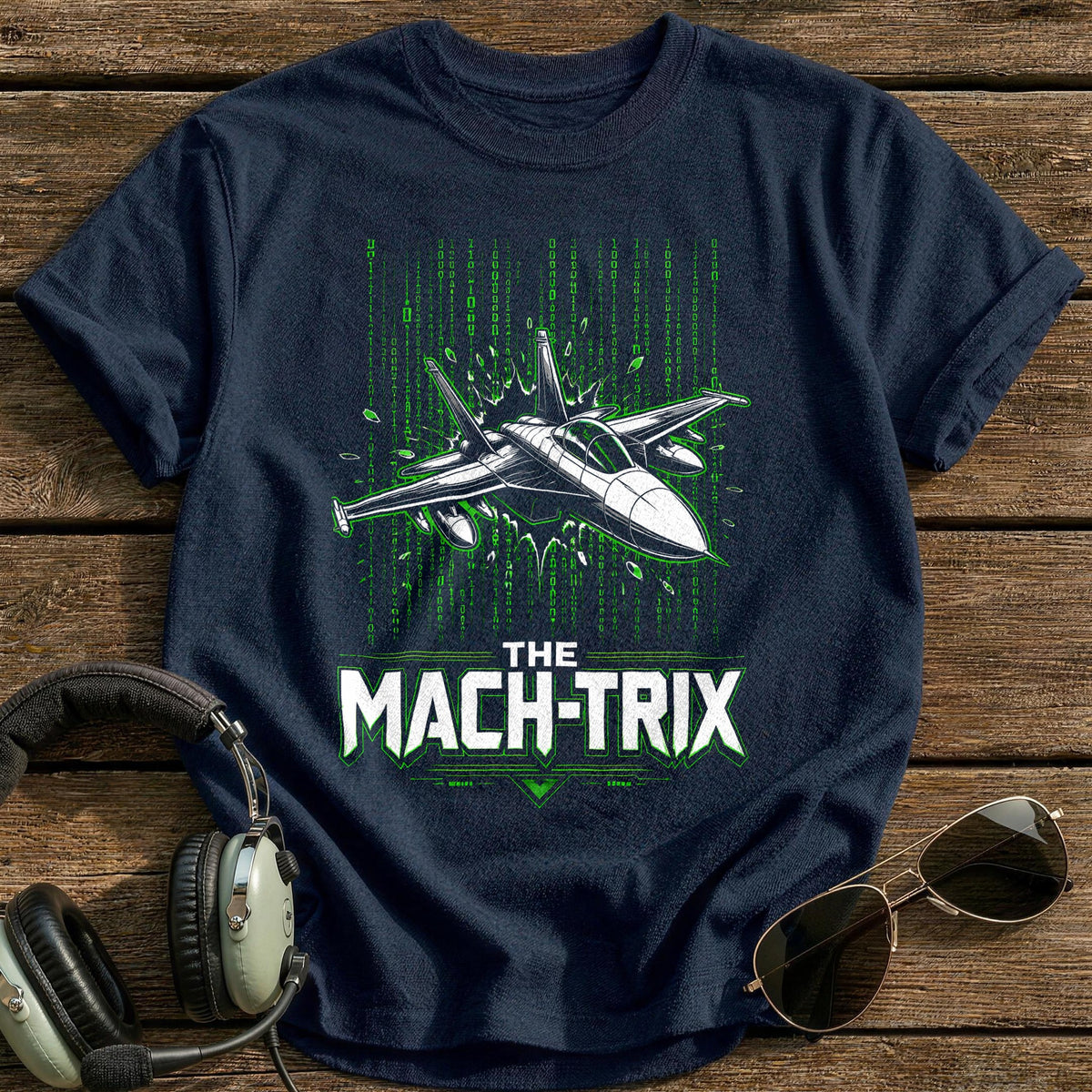 Digital Descent T-Shirt - Navy