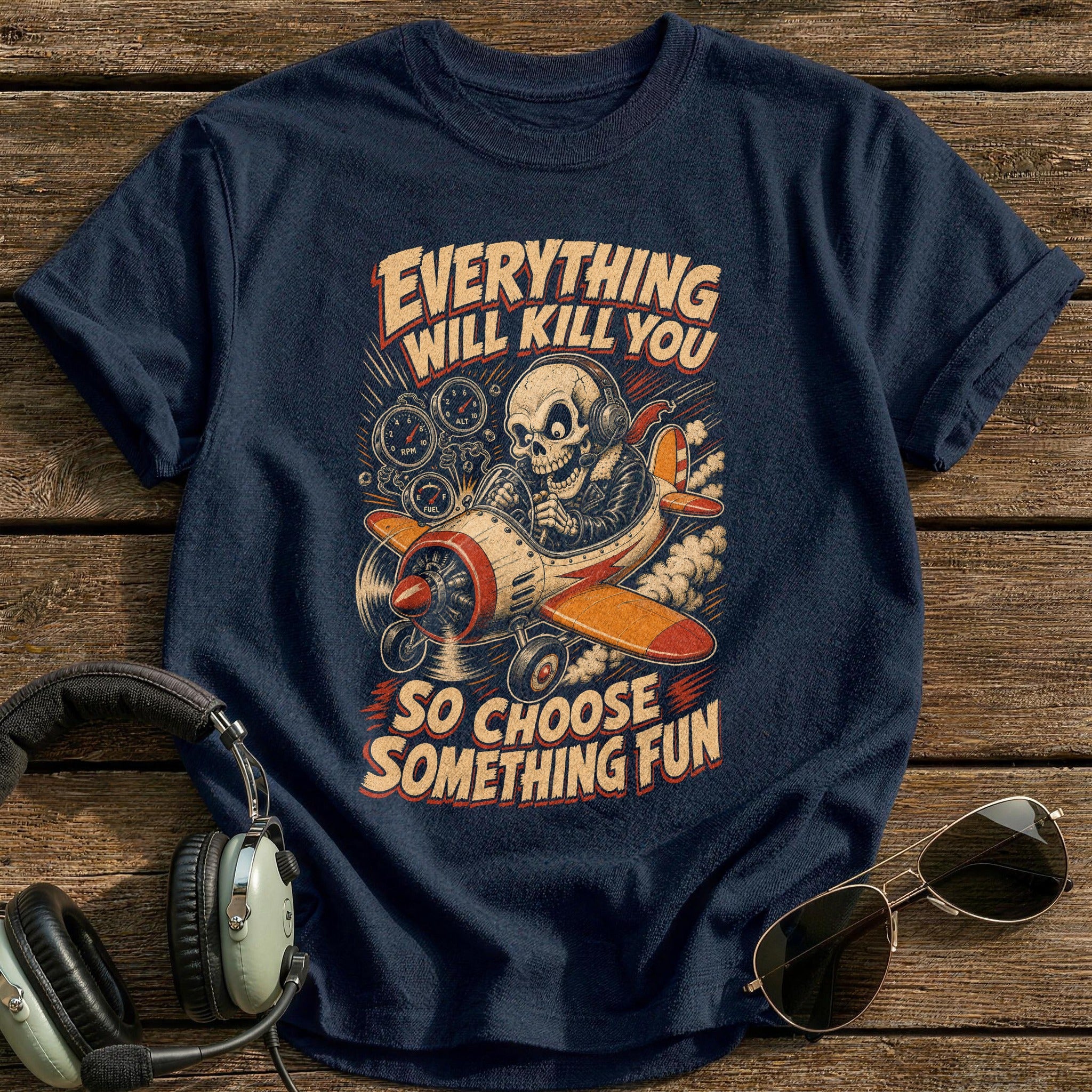 Everything Will Kill You T-Shirt - Navy