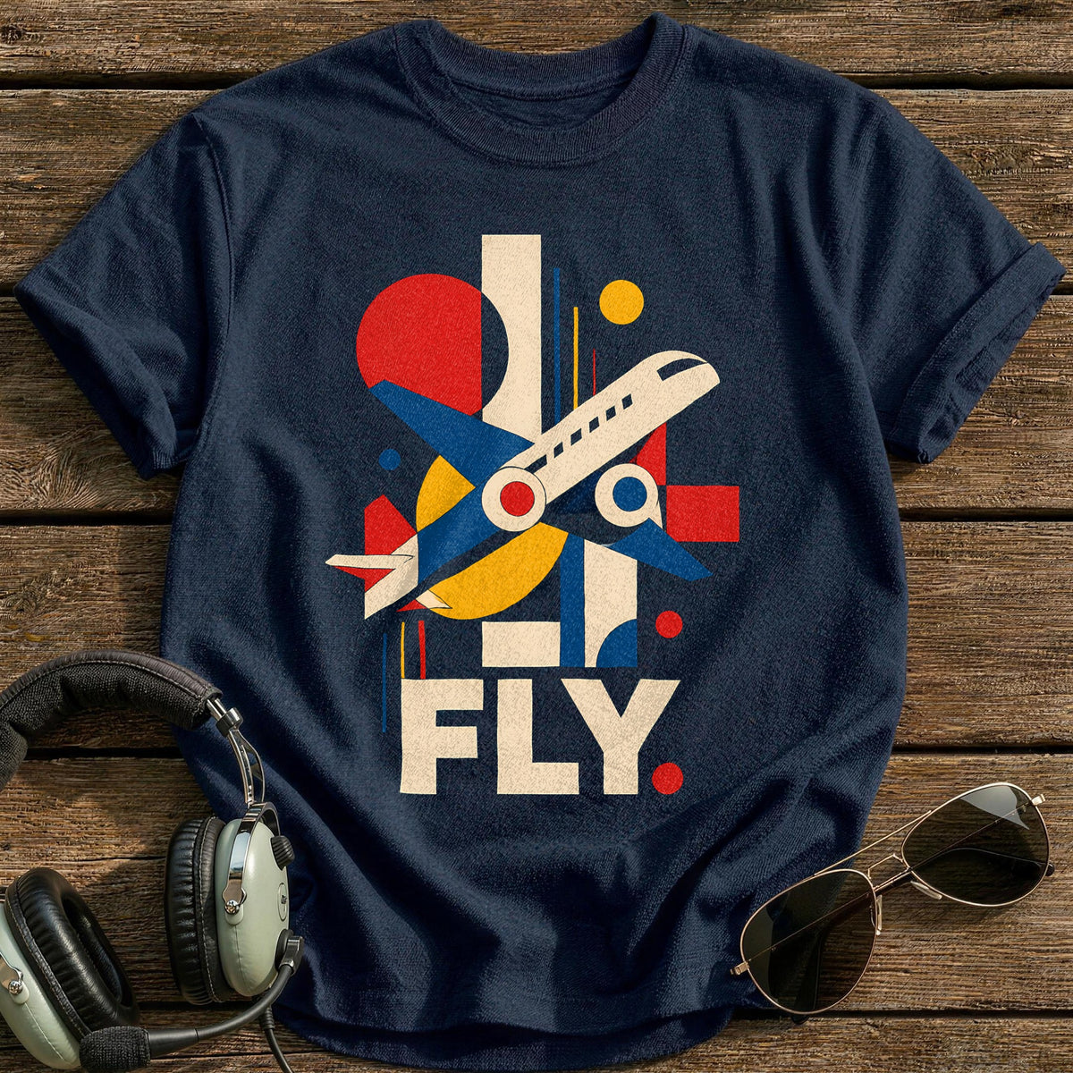 Fly Bauhaus 60 T-Shirt - Navy