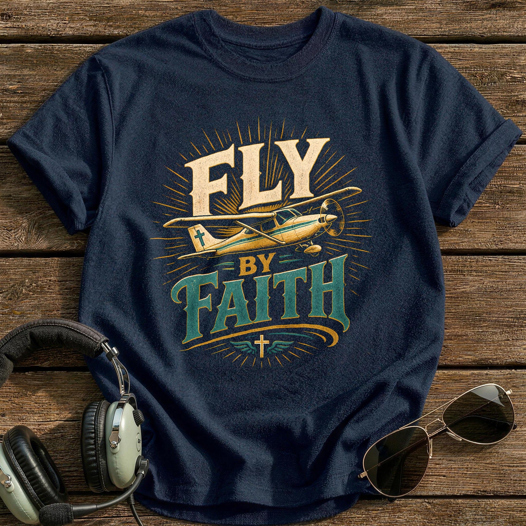 Fly By Faith - Navy