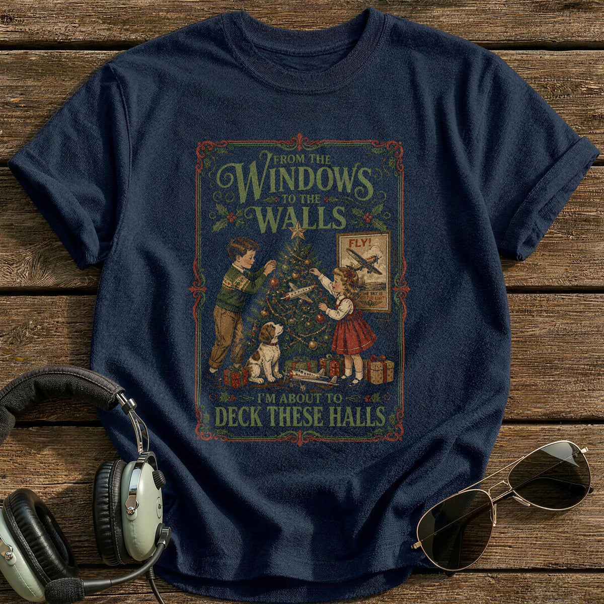 From The Windows To The Walls 62 T-Shirt - Navy
