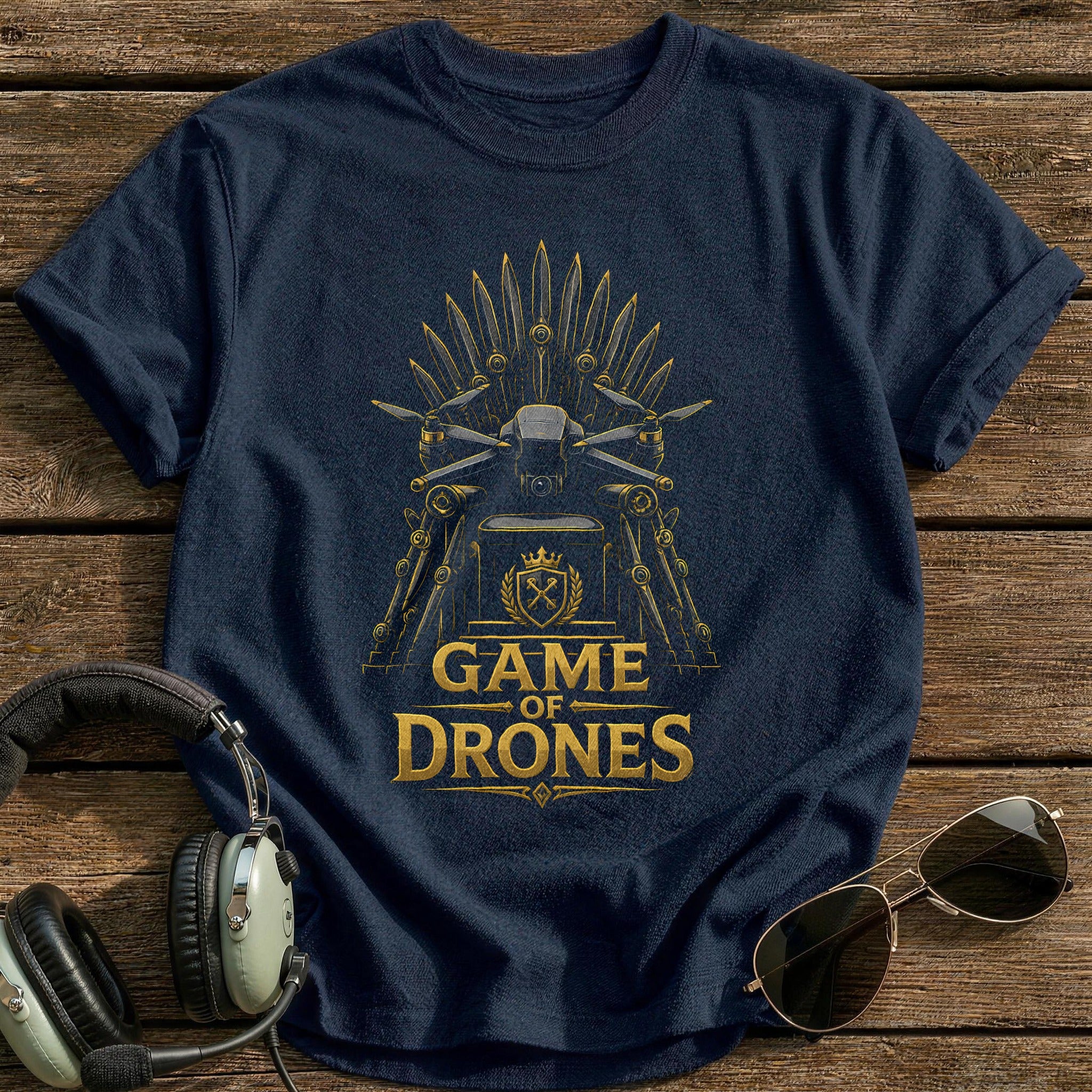 Game Of Drones T-Shirt - Navy