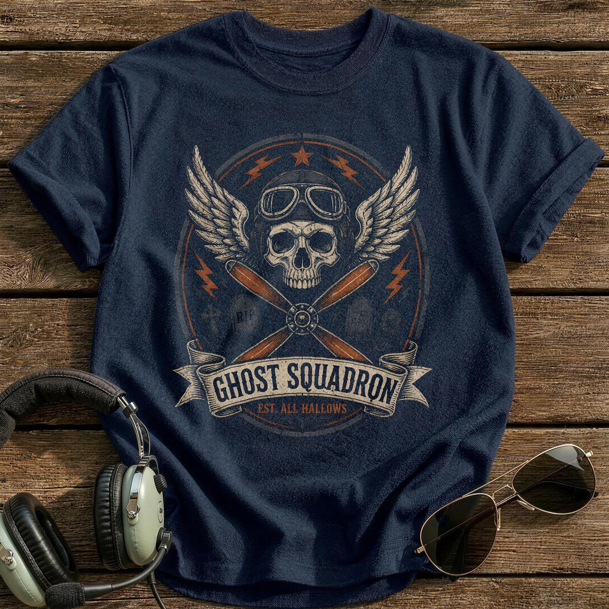 Ghost Squadron 16 T-Shirt - Navy