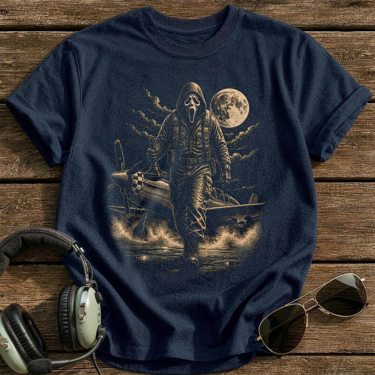 Ghostface Scene 68 T-Shirt - Navy