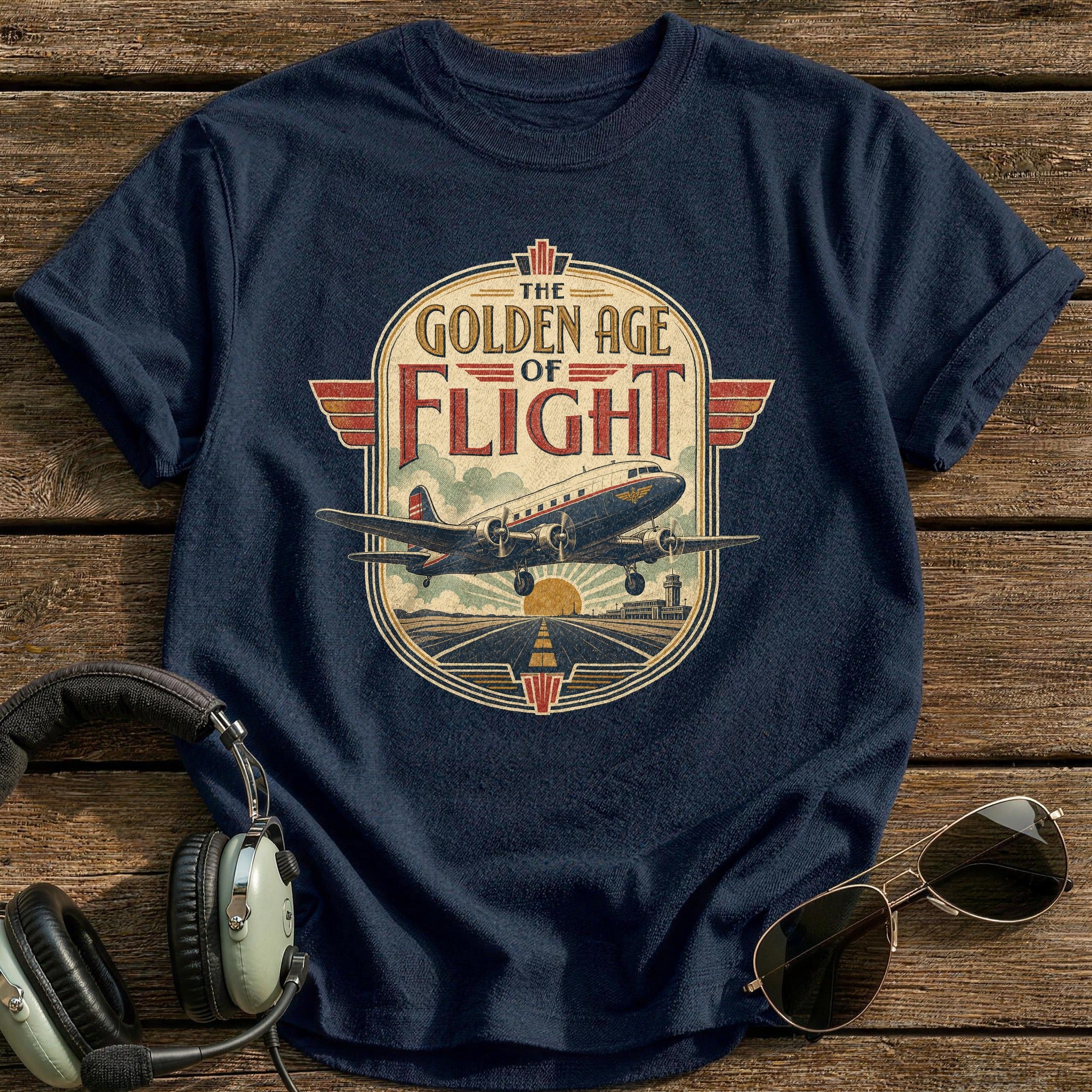 Golden Age Ascent T-Shirt - Navy