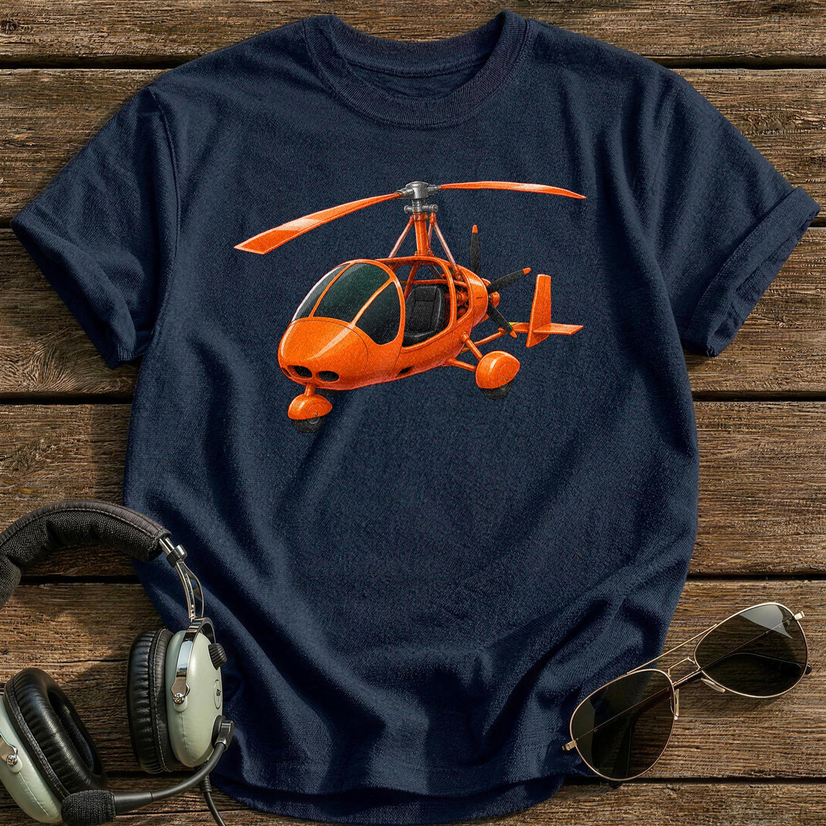 Gyrocopter 36 T-Shirt - Navy