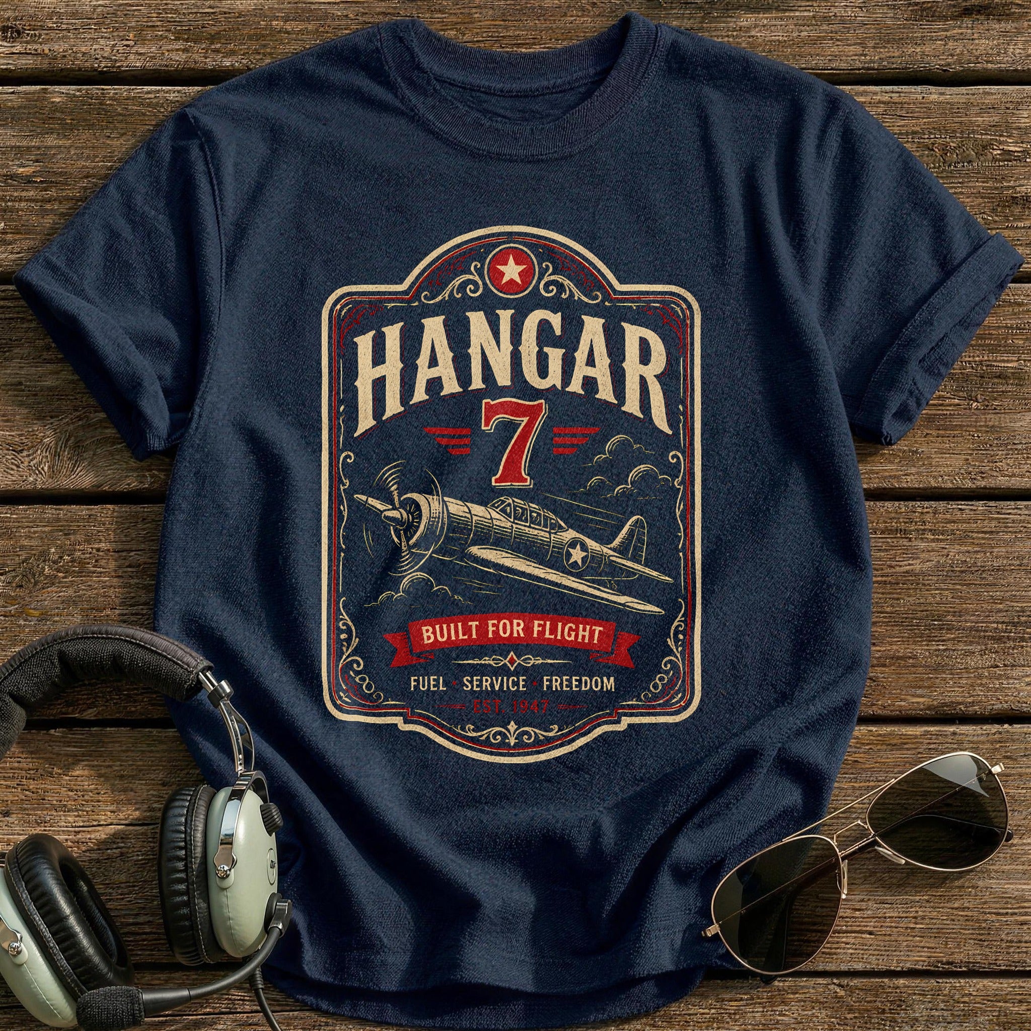 Hangar 7 Matchbook 21 T-Shirt - Navy