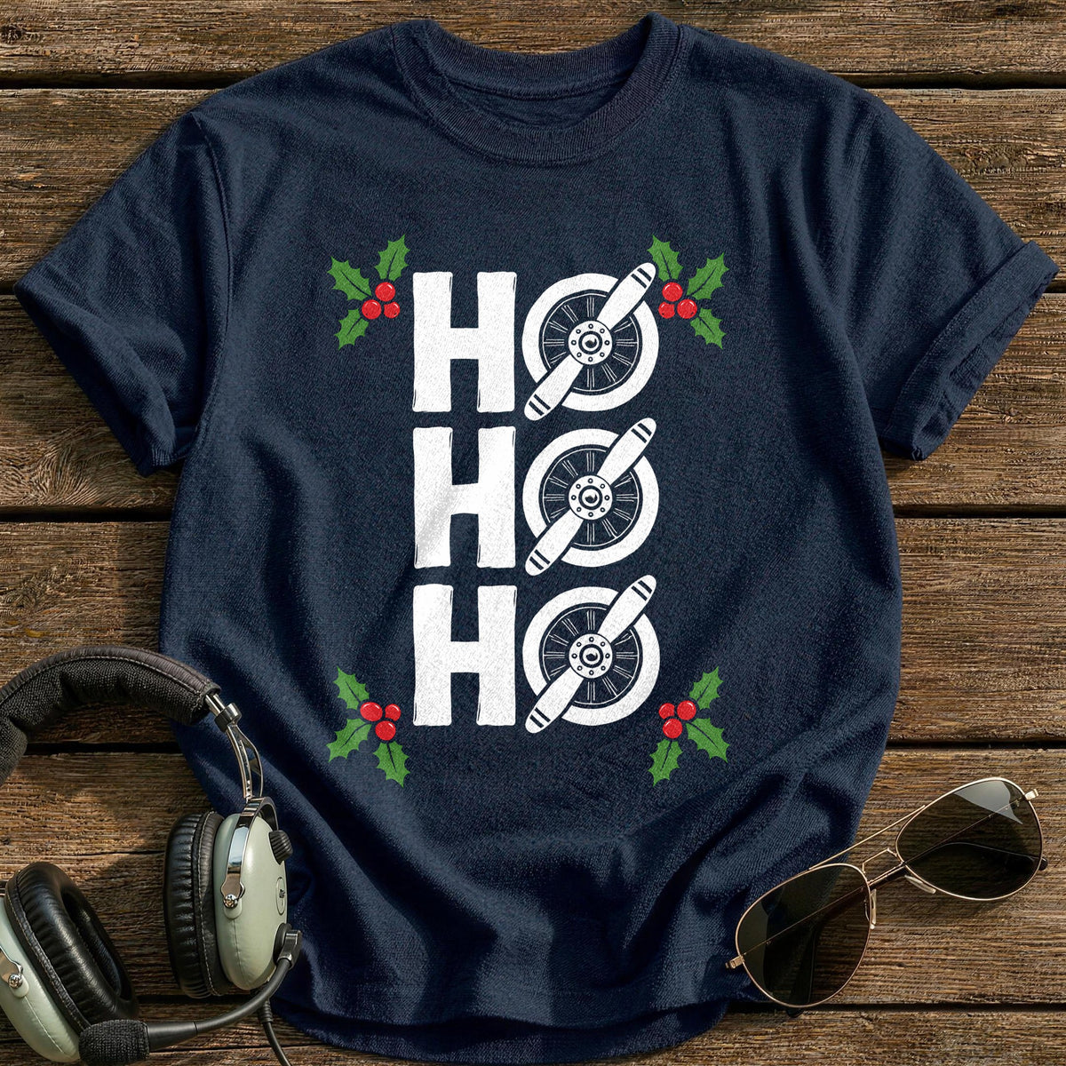 Ho Ho Ho 61 T-Shirt - Navy