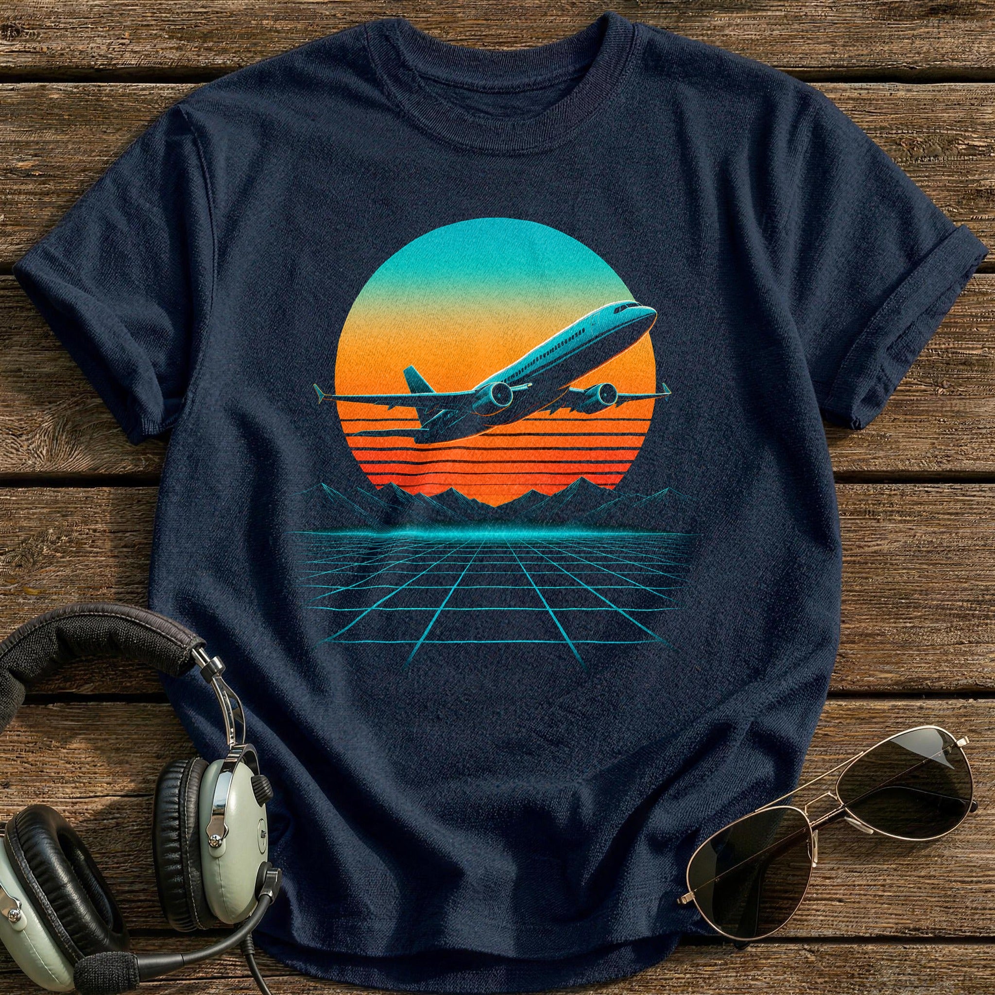 Horizon Jet Ascent T-Shirt - Navy