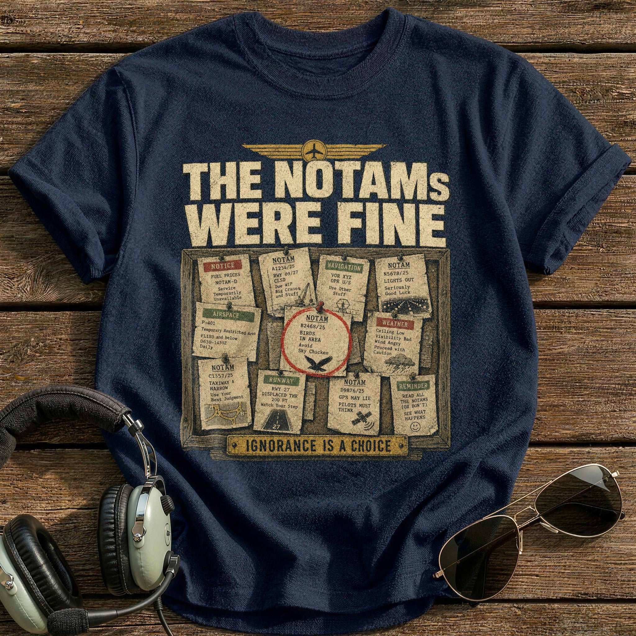 Ignorance Is Bliss T-Shirt - Navy