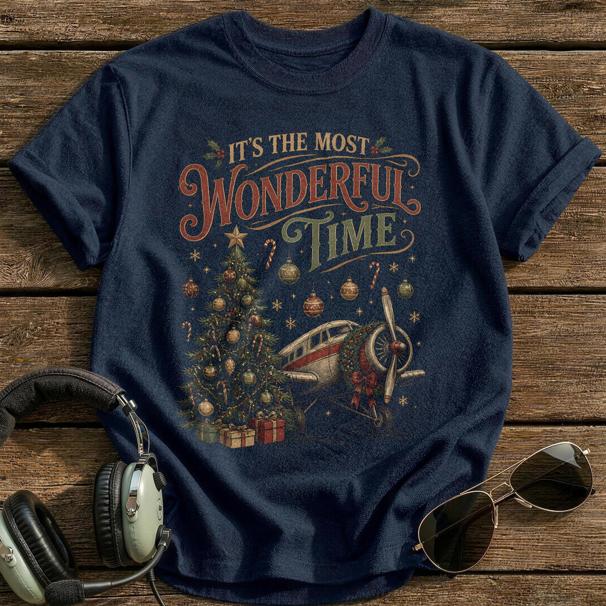 It's The Most Wonderful Time 20 T-Shirt - Navy
