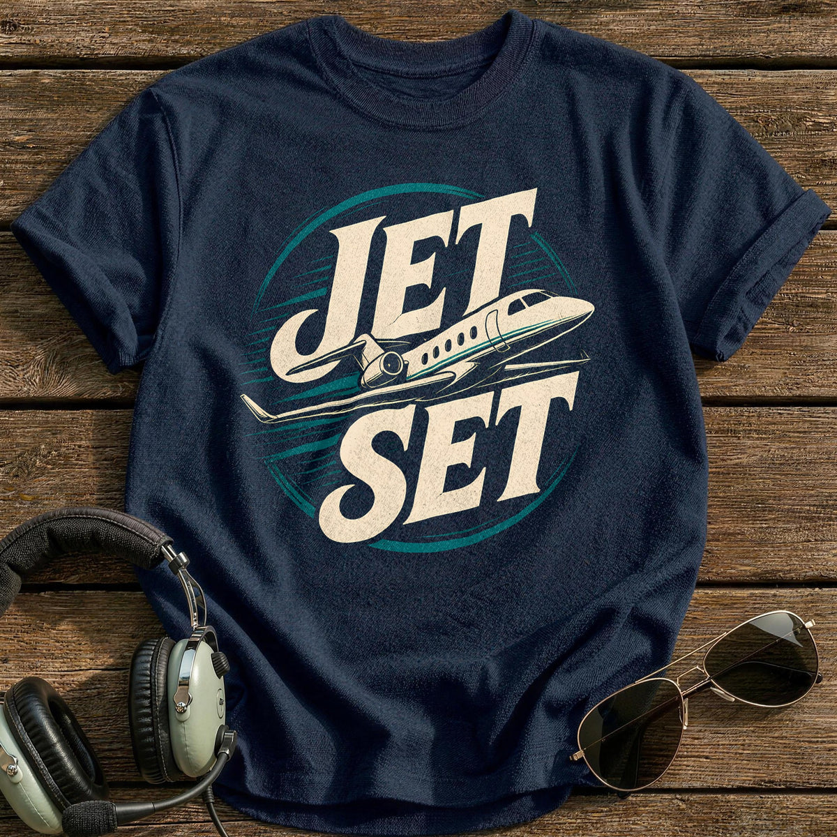 Jet Set Soul T-Shirt - Navy