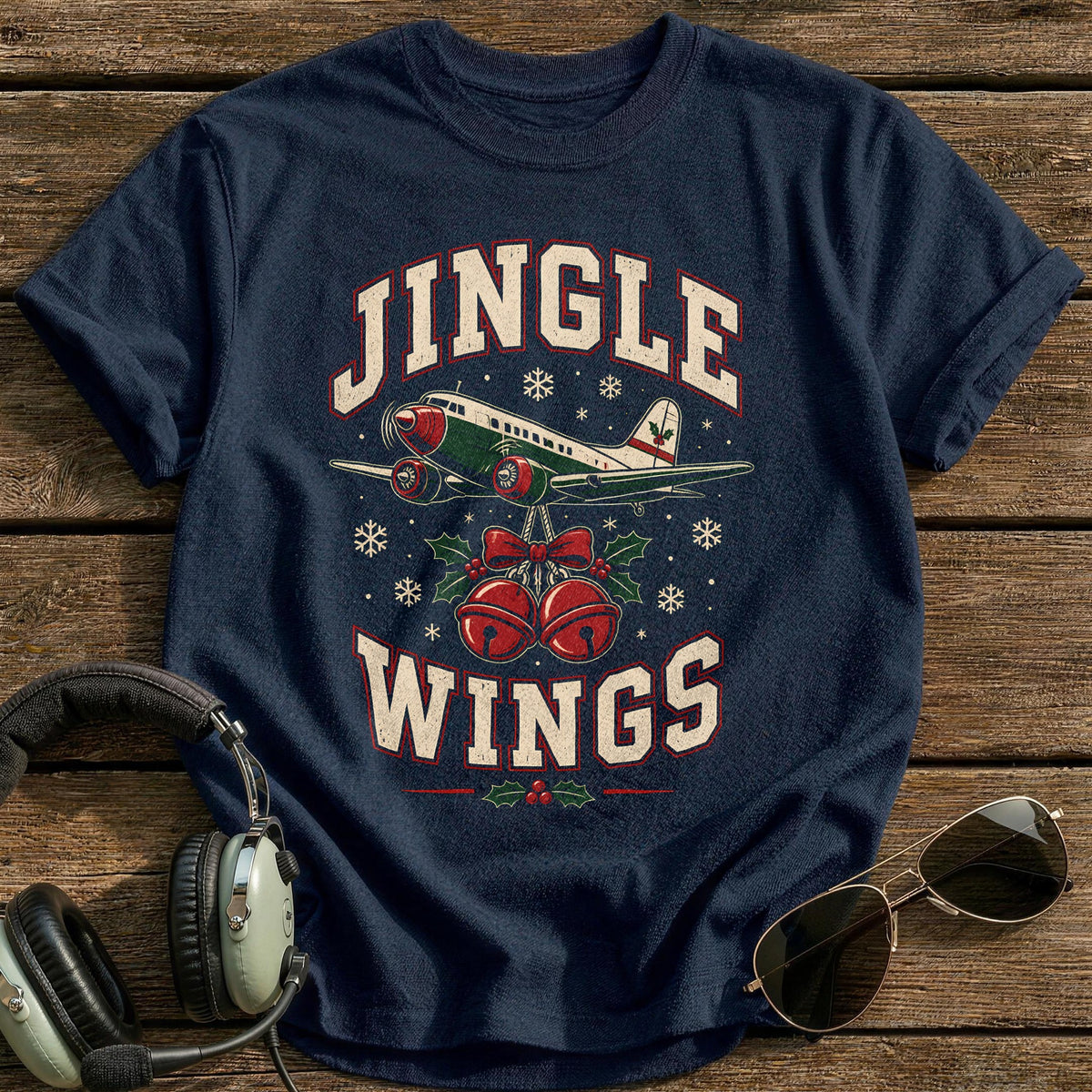 Jingle Wings 95 T-Shirt - Navy