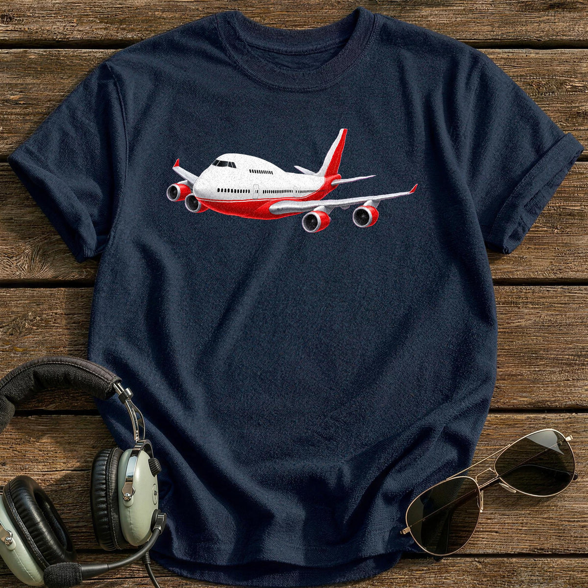 Jumbo Jet 22 T-Shirt - Navy