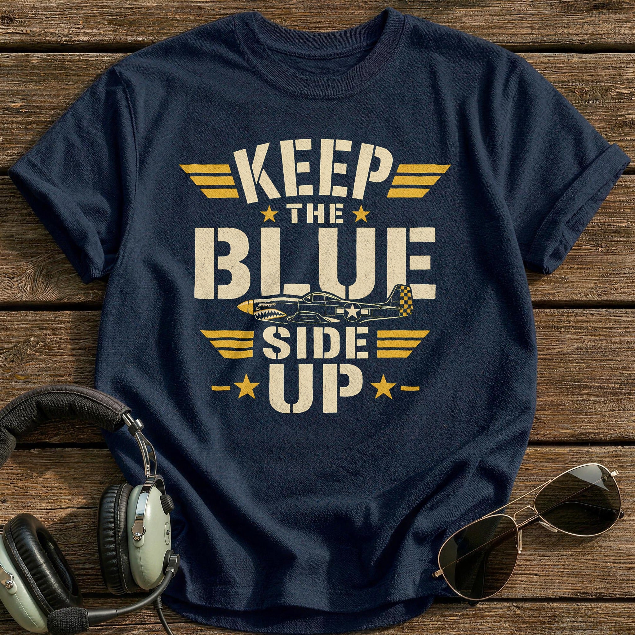 Keep The Blue Side Up - Navy